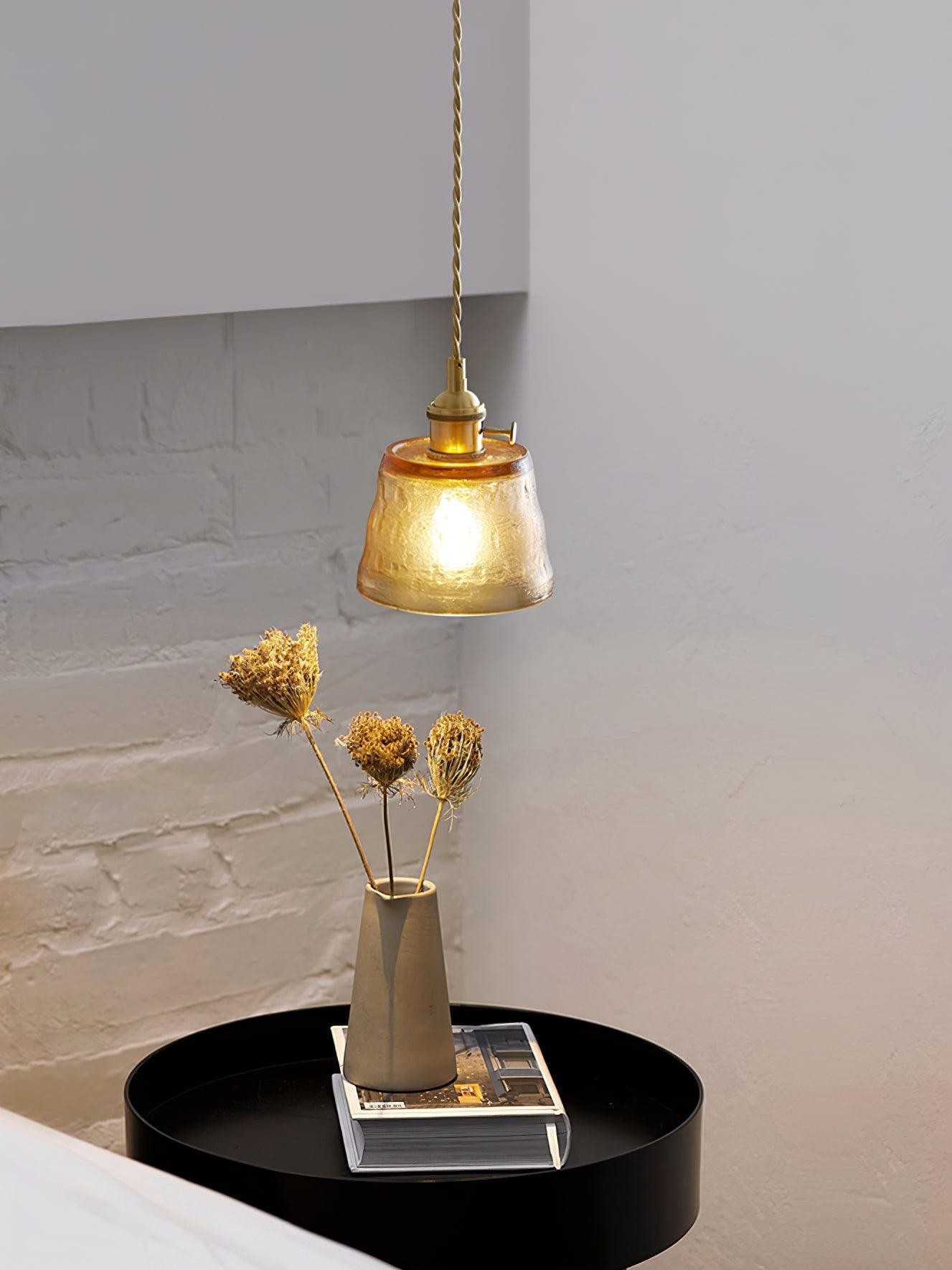 Nordic eenvoudige glazen beker hanglamp HL530