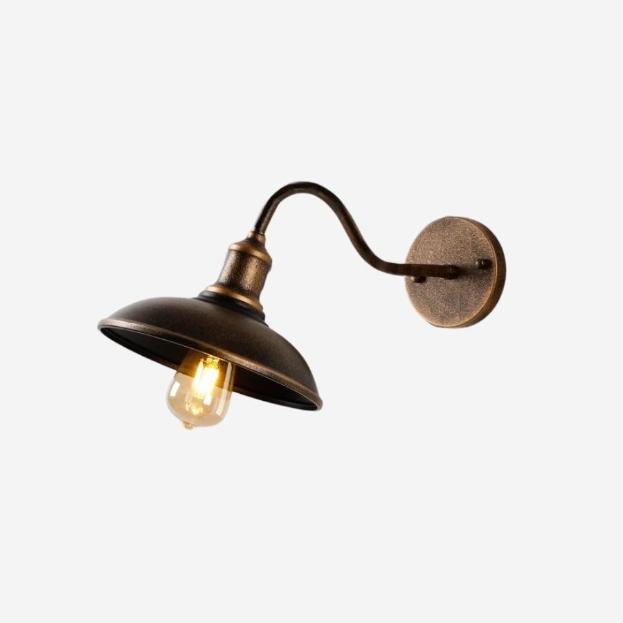 Retro industriële komvormige waterdichte buitenwandlamp HL999