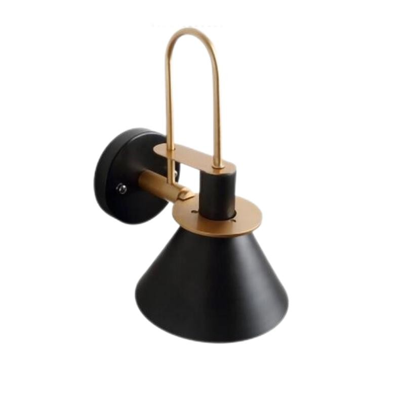 Scandinavische Macaron metalen wandlamp met trompet HL55