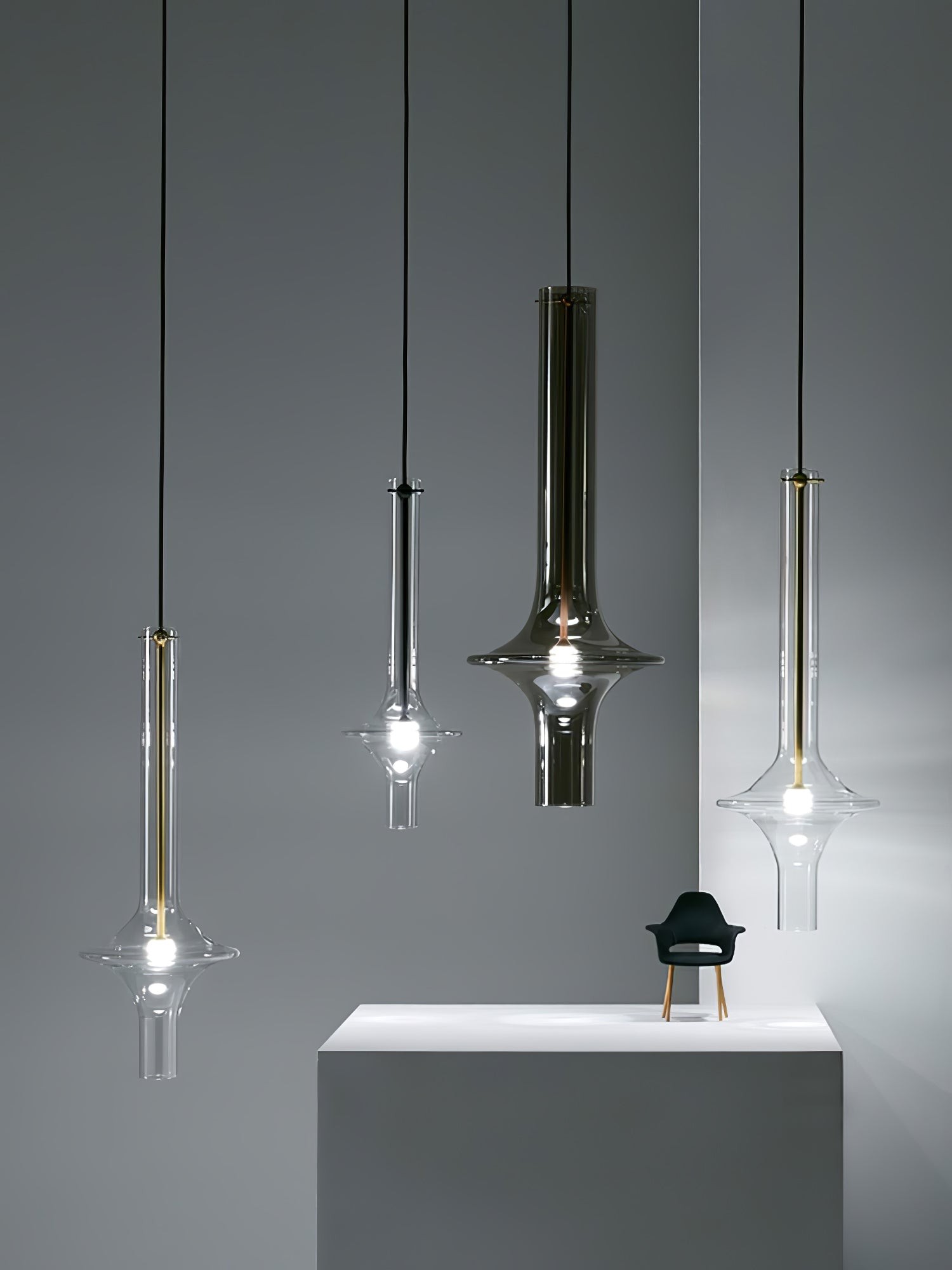 Moderne creatieve glazen buis hanglamp HL827