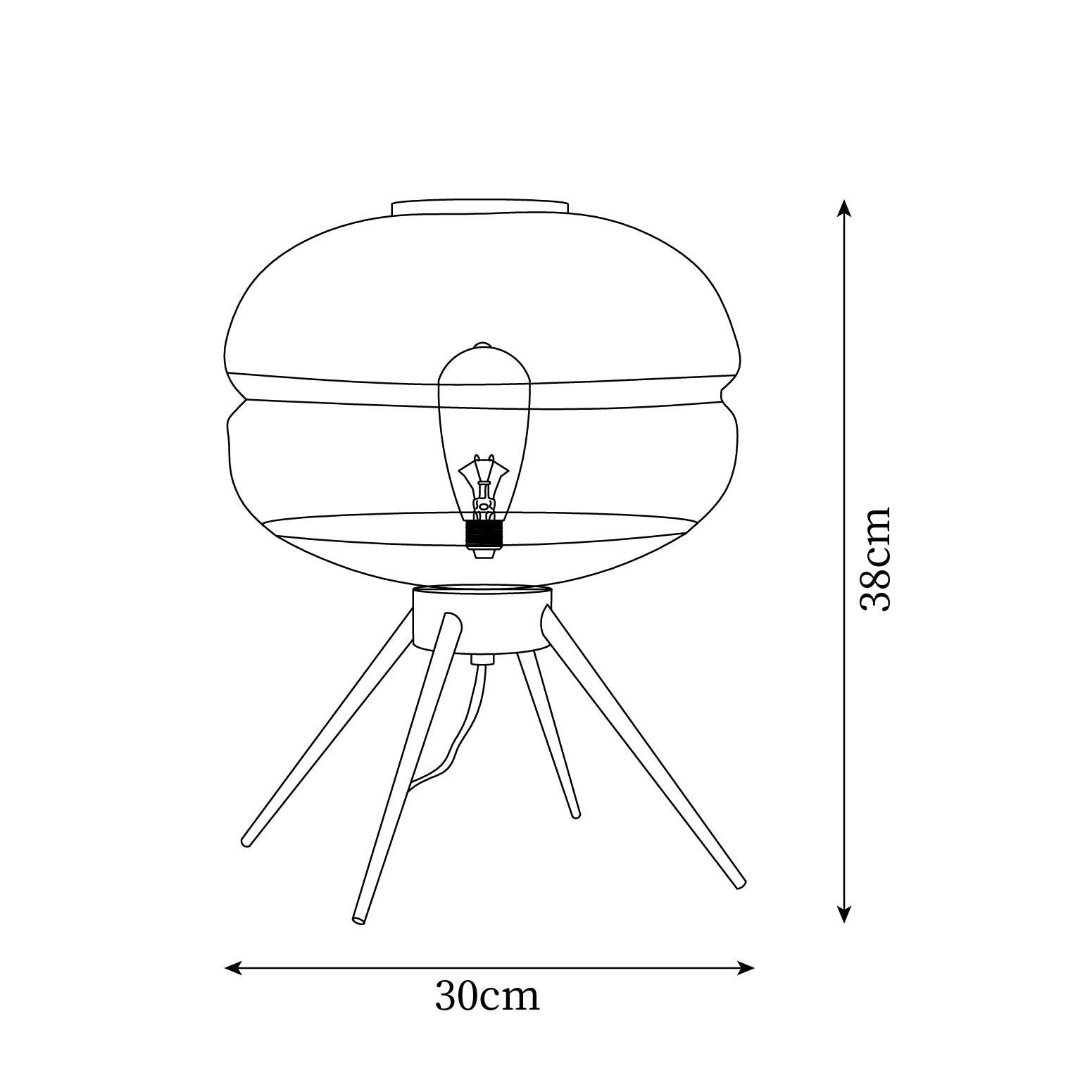 Luxe persoonlijkheid gekleurde glazen afdekking hoge tafellamp HL700