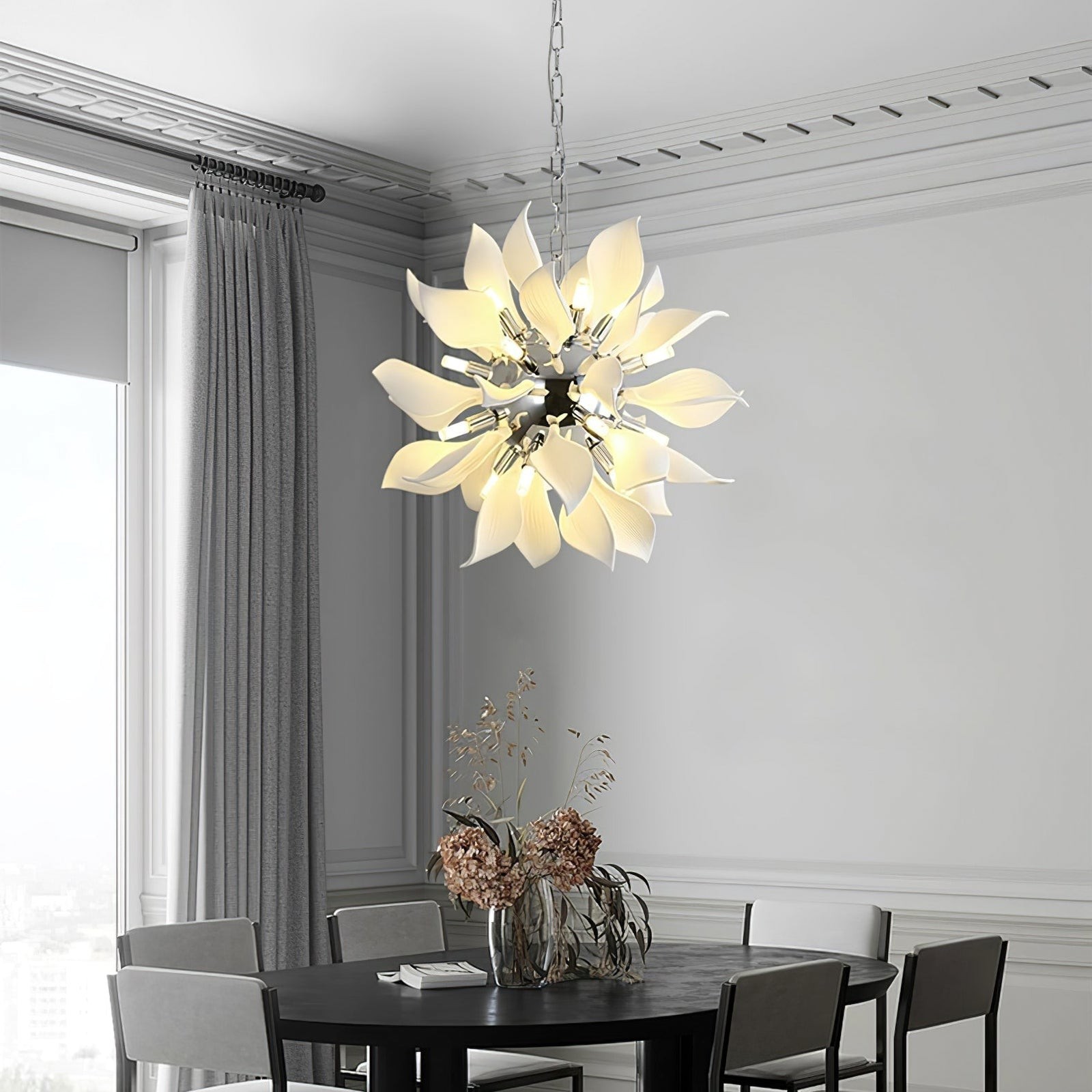 Petaline Bloom keramische bloemen hanglamp HL1219