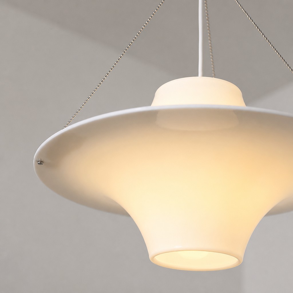 Saebery UFO-vormige hanglamp - Elegant ontwerp, ideaal voor keuken of werkruimte HL3606