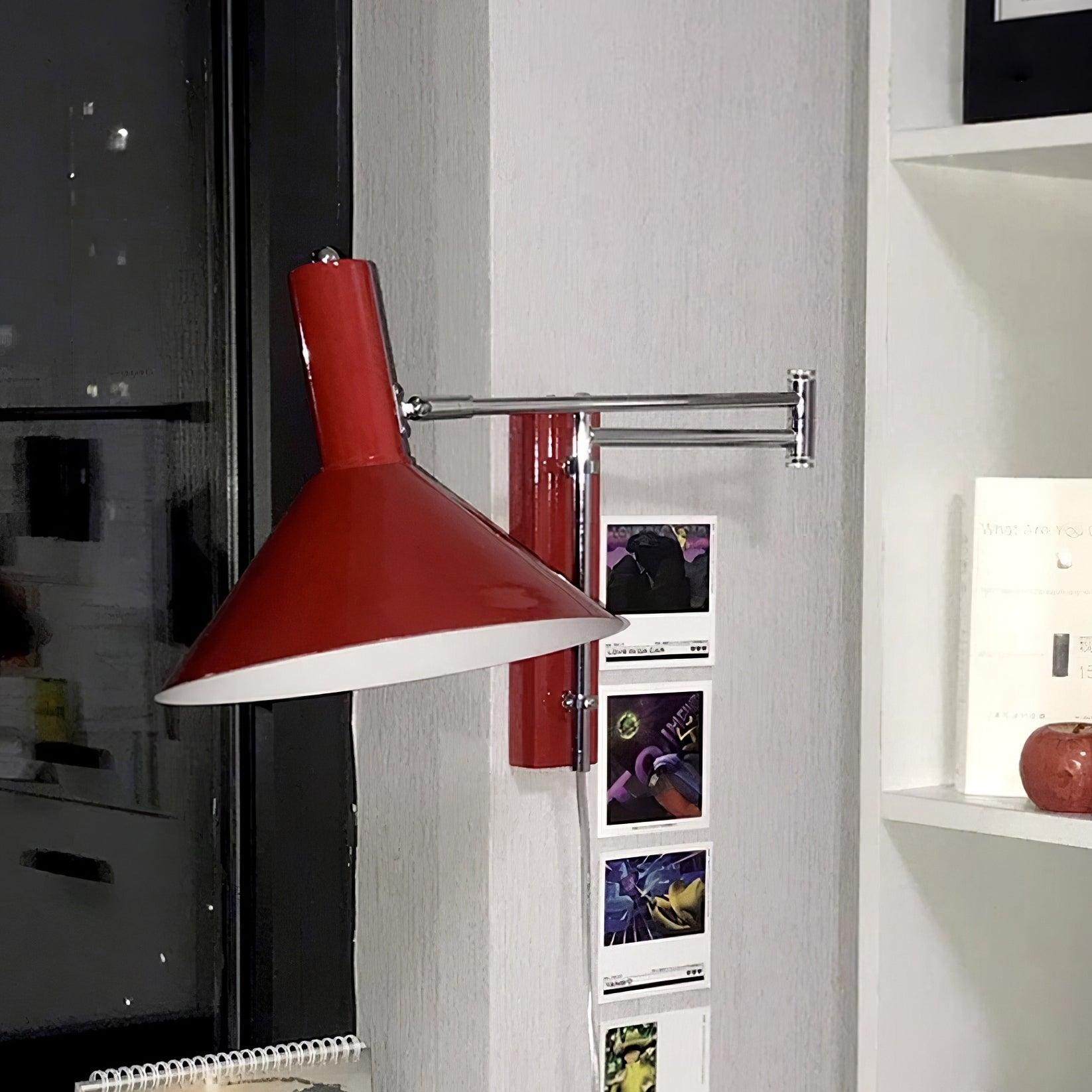 Klassieke moderne verstelbare leeslamp met zwenkarm HL630