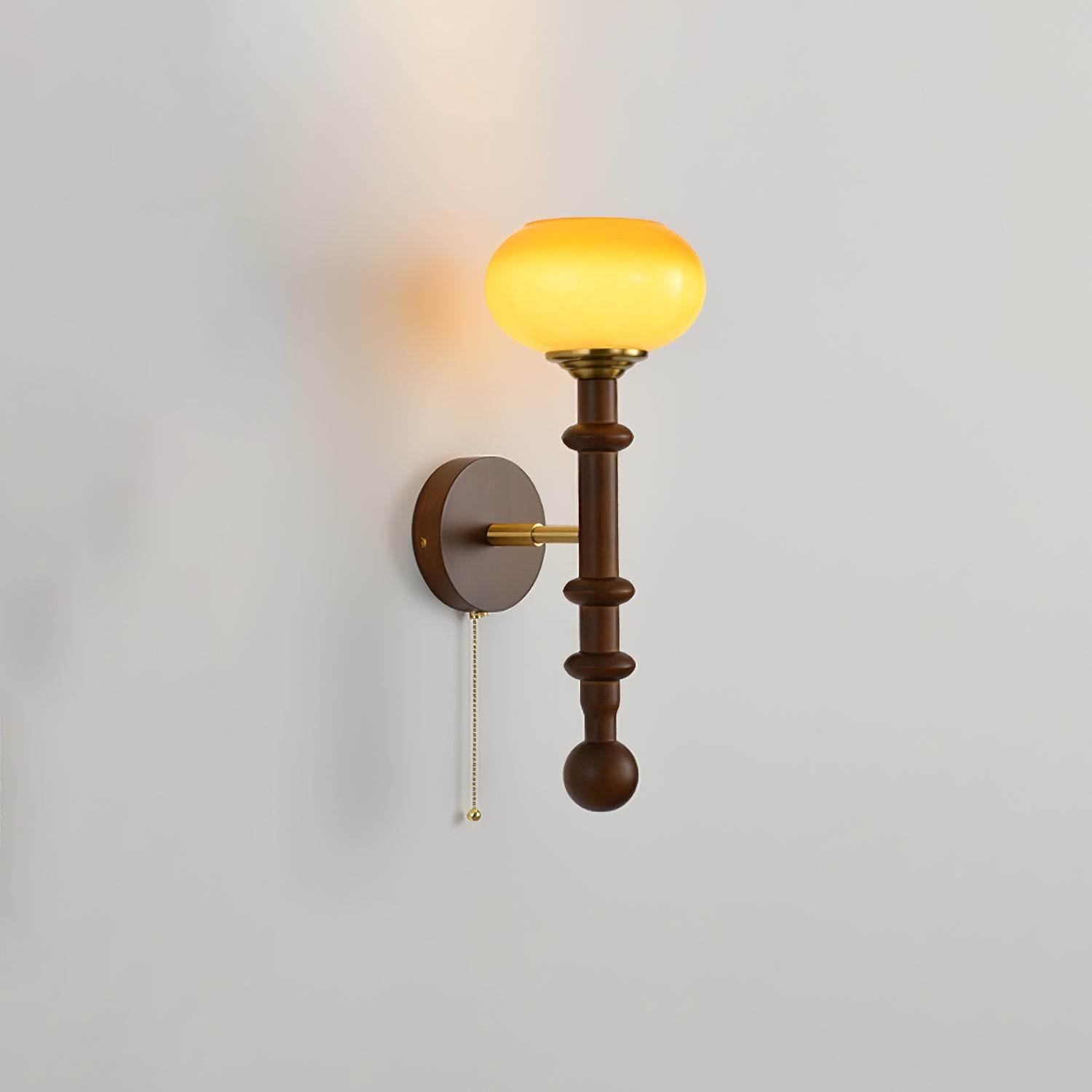 Retro Massief Houten Serie Wandlamp HL769