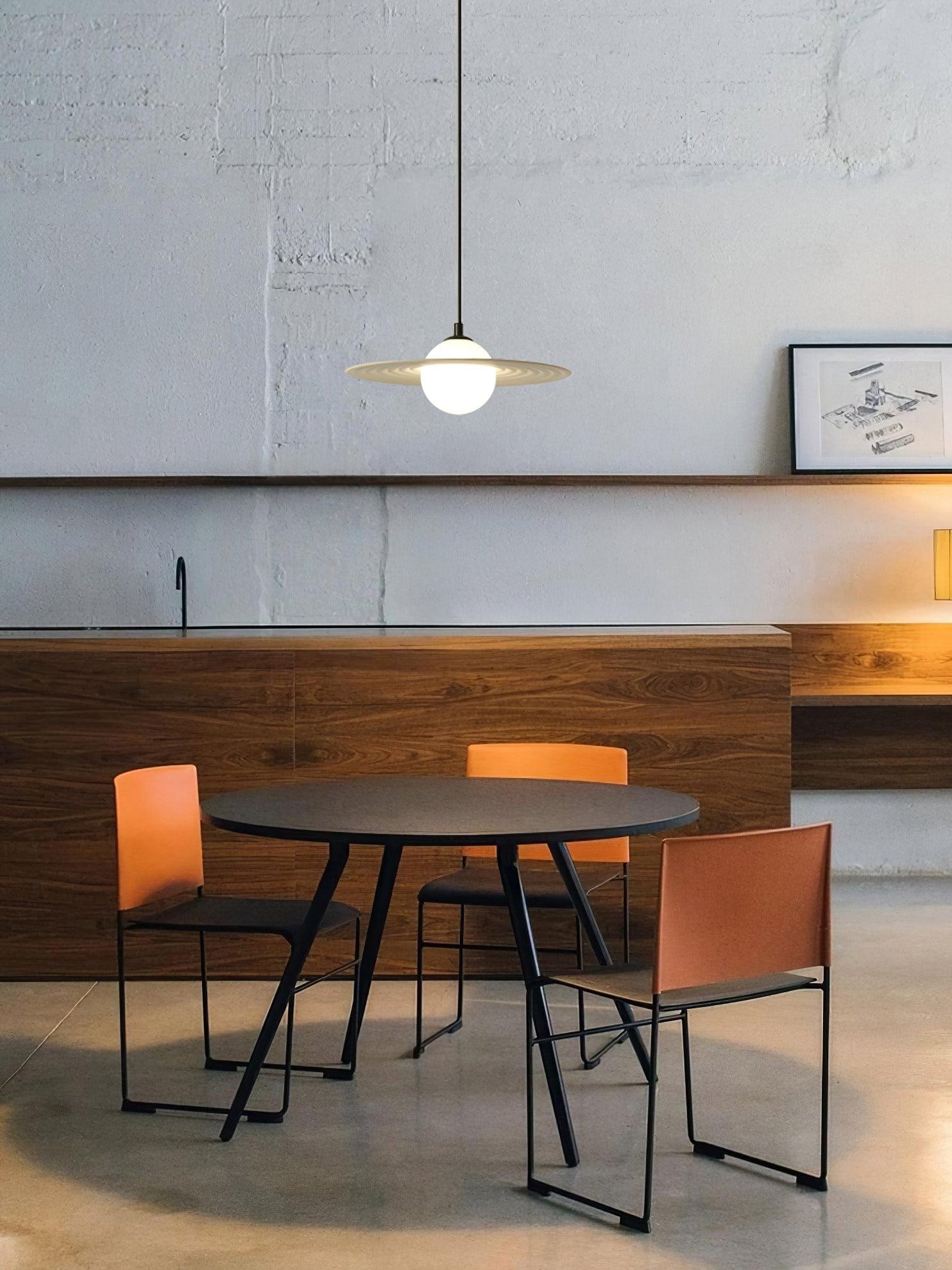 Creatieve schijfvormige hanglamp HL707