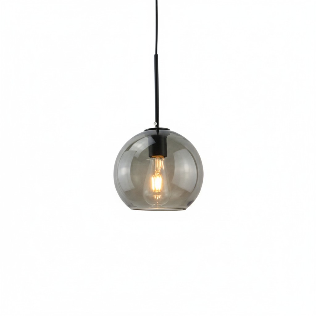 Solara Nordic bolvormige glazen hanglamp HL3496
