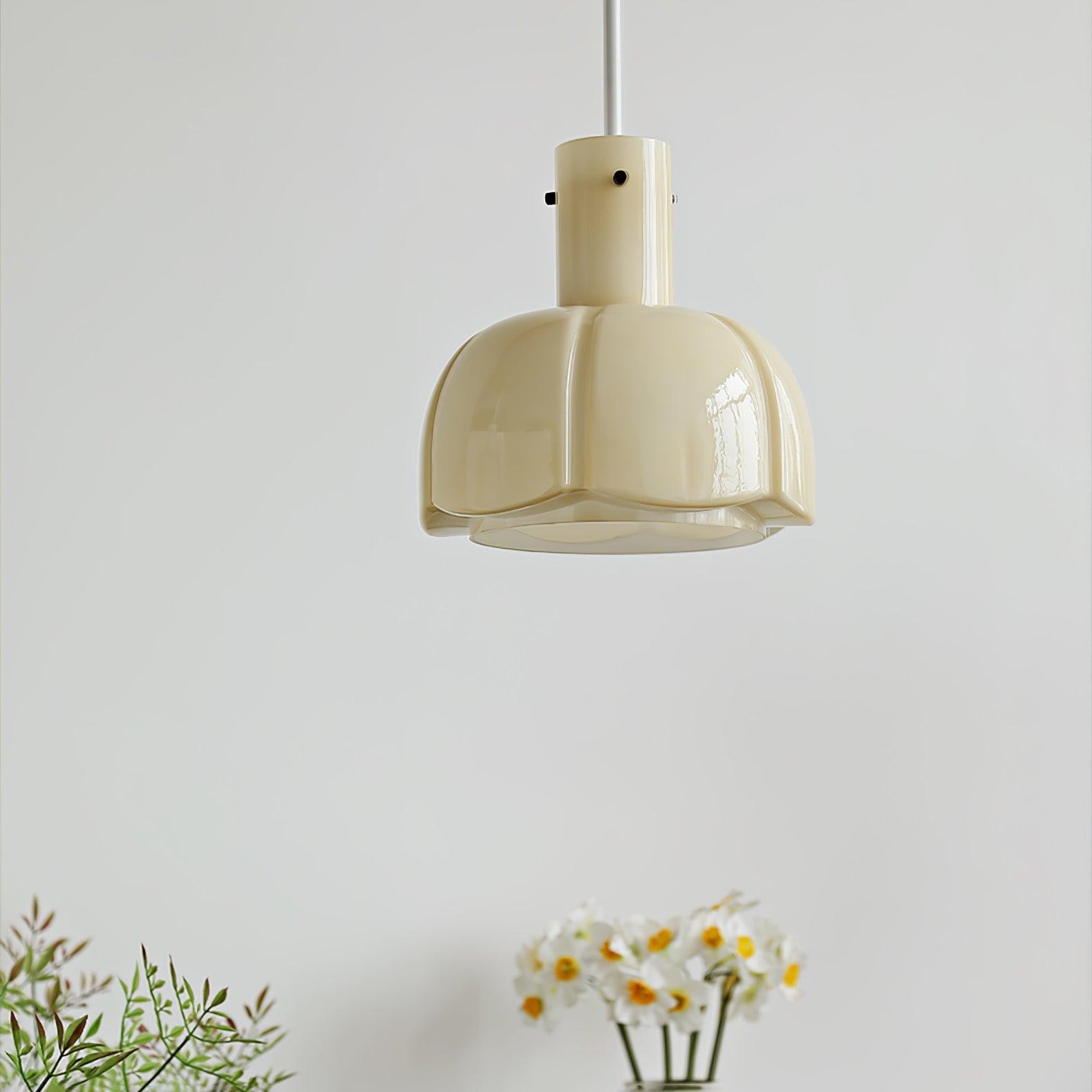 Middeleeuwse stijl glazen knop hanglamp HL619