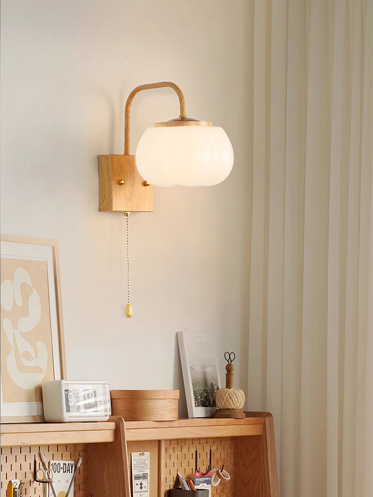 Kapok bloem wandlamp HL2972