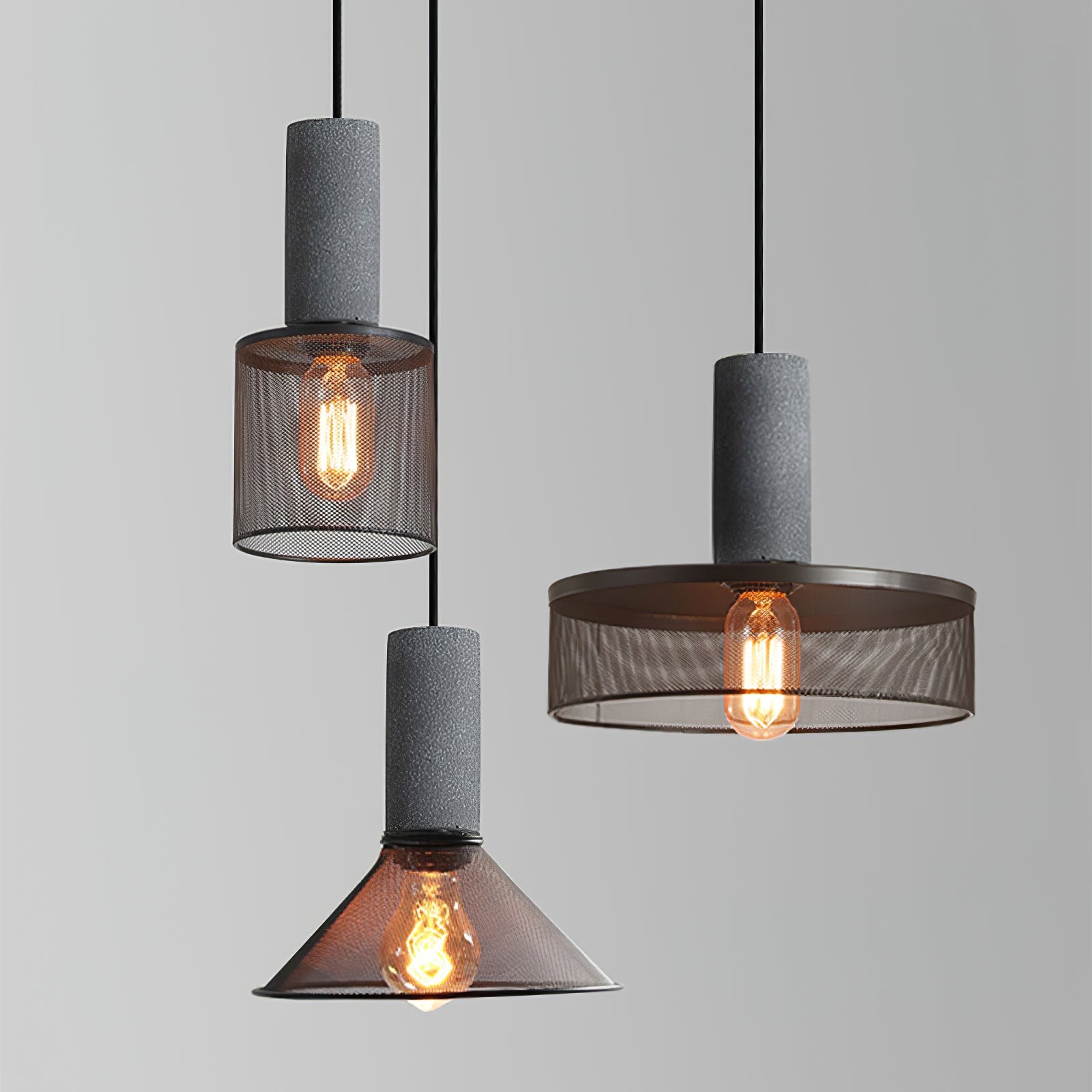 Cement Mesh Hanglamp HL503