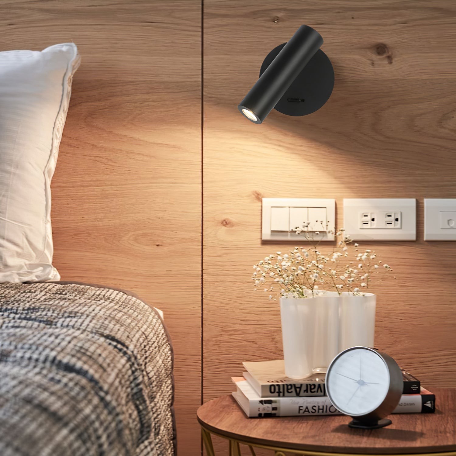 Eenvoudige minimalistische lees-LED-wandlamp voor slaapkamer HL794