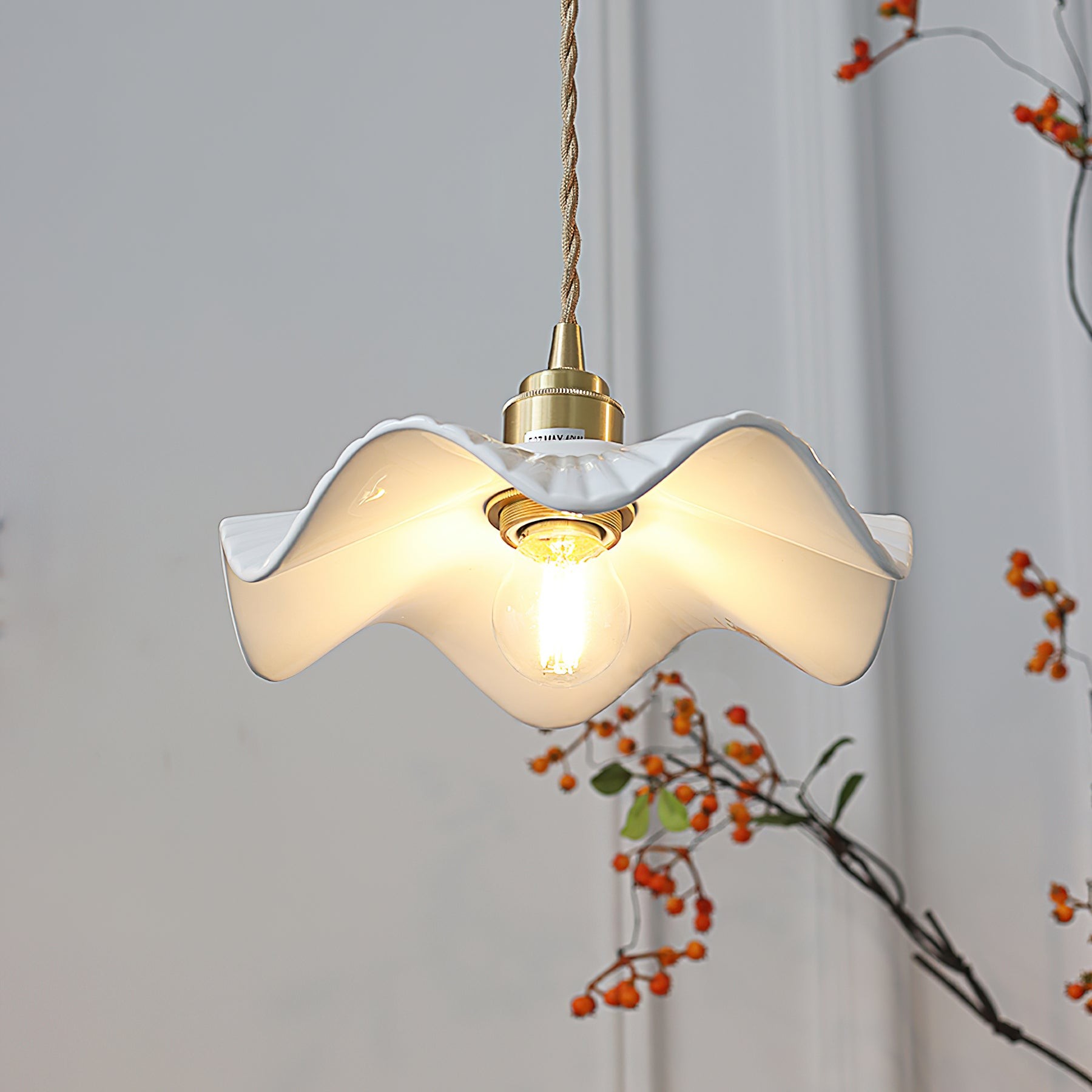 Keramische Wave Flower Hanglamp HL1131