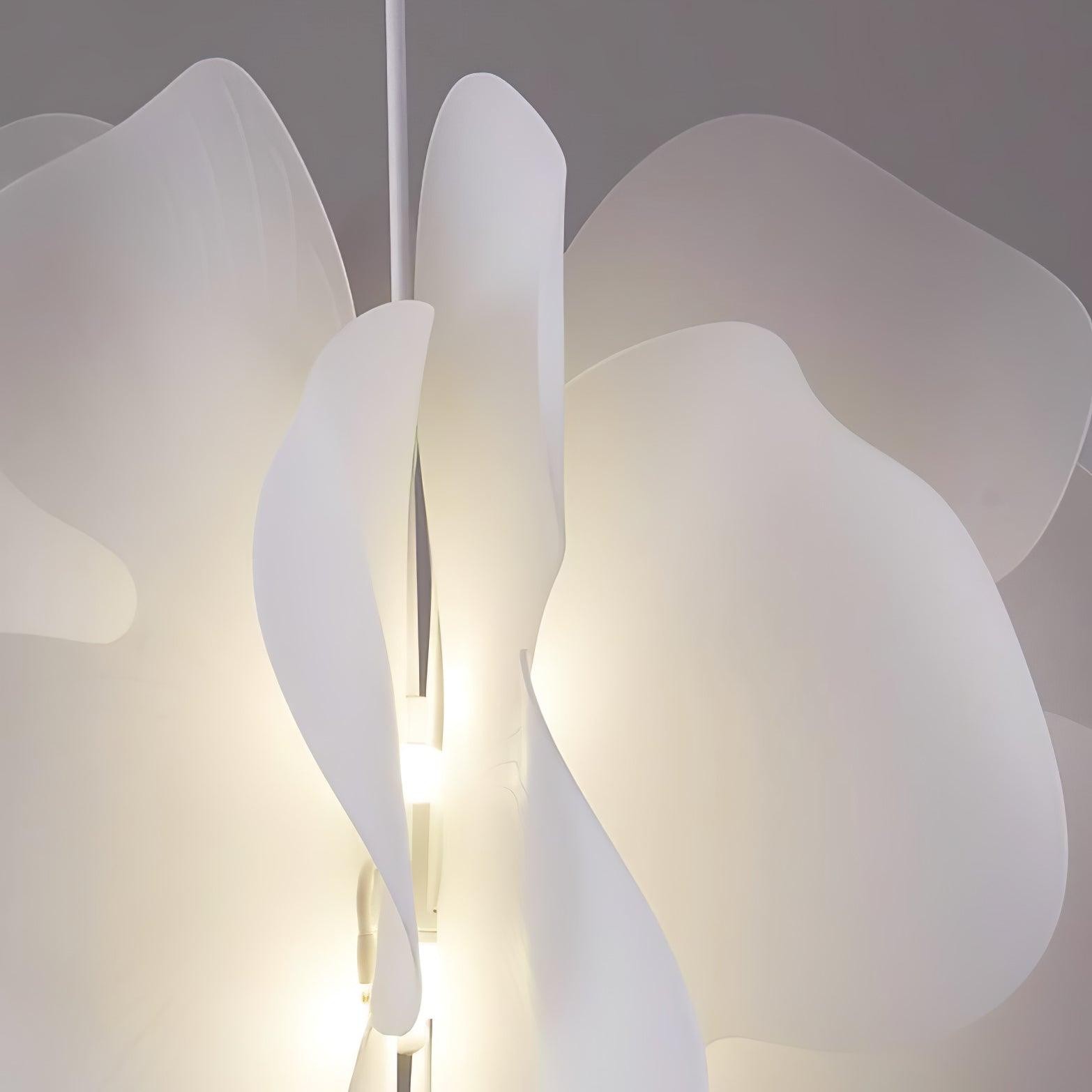 Moderne hanglamp met plastic bloemendesign HL673