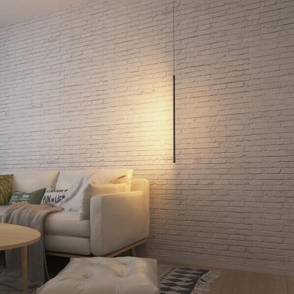 Modern Industriële LED Hanglamp Zwarte voor Eettafel Slaapkamer