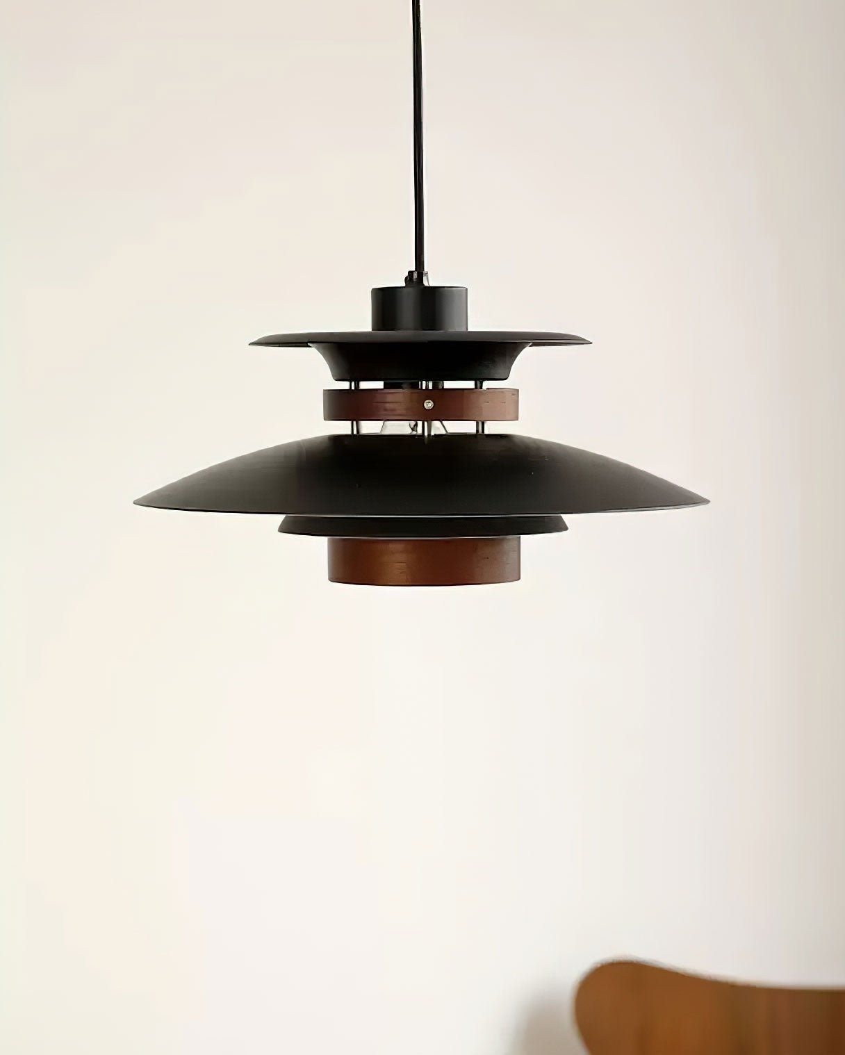Luxe en stijlvolle gelaagde hanglamp HL691