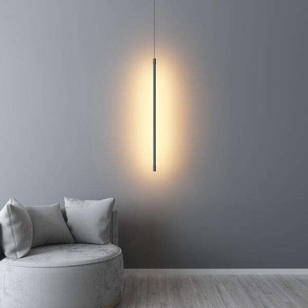 Modern Industriële LED Hanglamp Zwarte voor Eettafel Slaapkamer