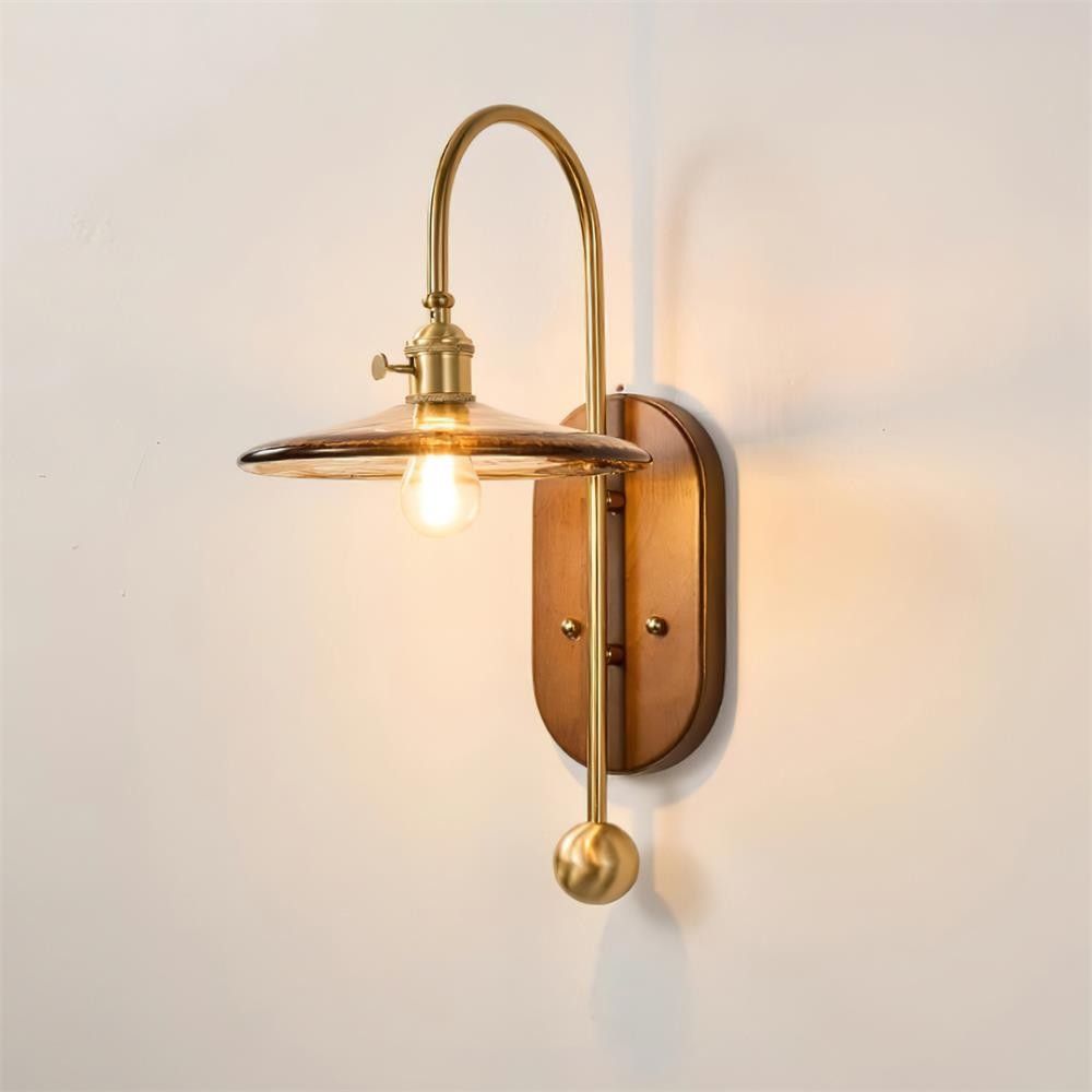 Amerikaanse Retro Bolvormige Wandlamp HL559