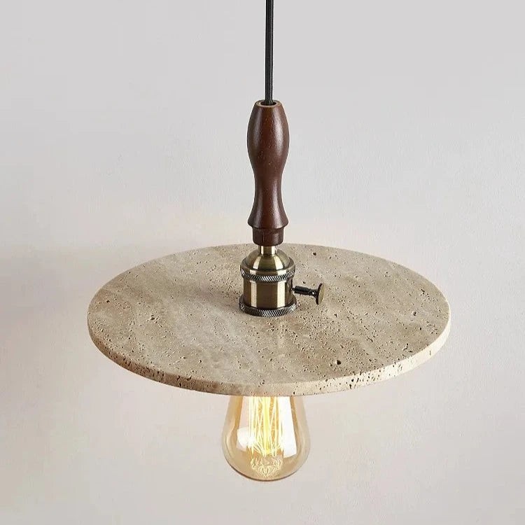 Middeleeuwse travertin hanglamp HL3482
