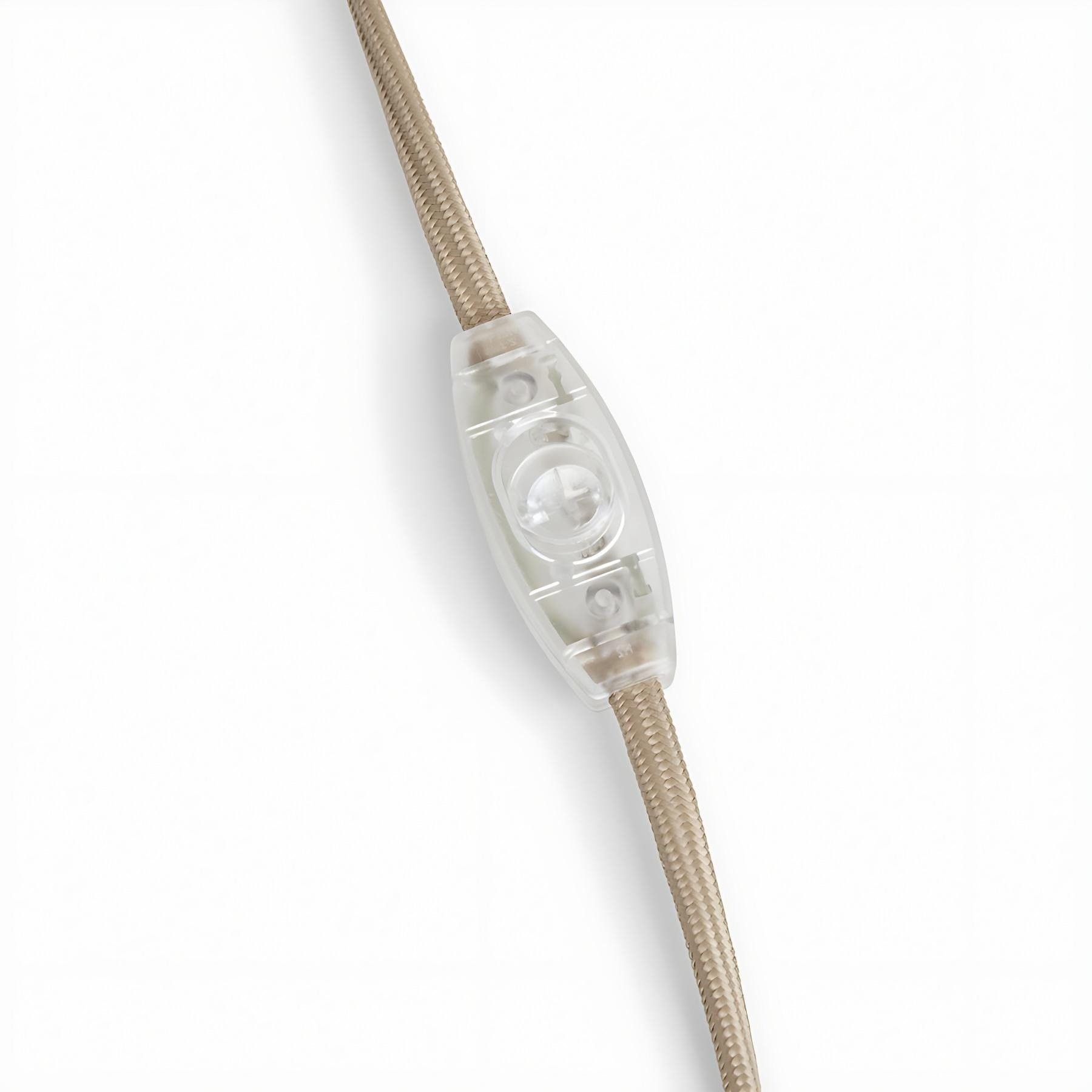 Vellaro elegante messing tafellamp met stoffen kap - Nachtlampje voor een moderne slaapkamer HL1877