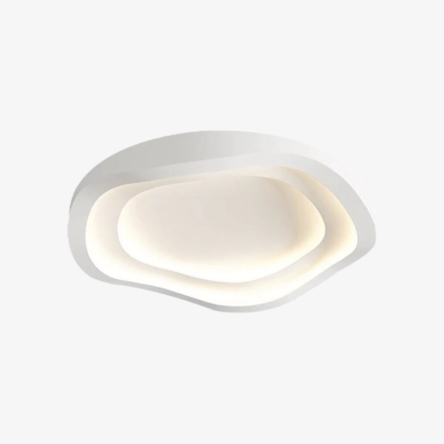 Aeris Elionis LED-plafondlamp met rimpelpatroon - Minimalistische plafondlamp van ijzer en acryl voor de woonkamer HL1999