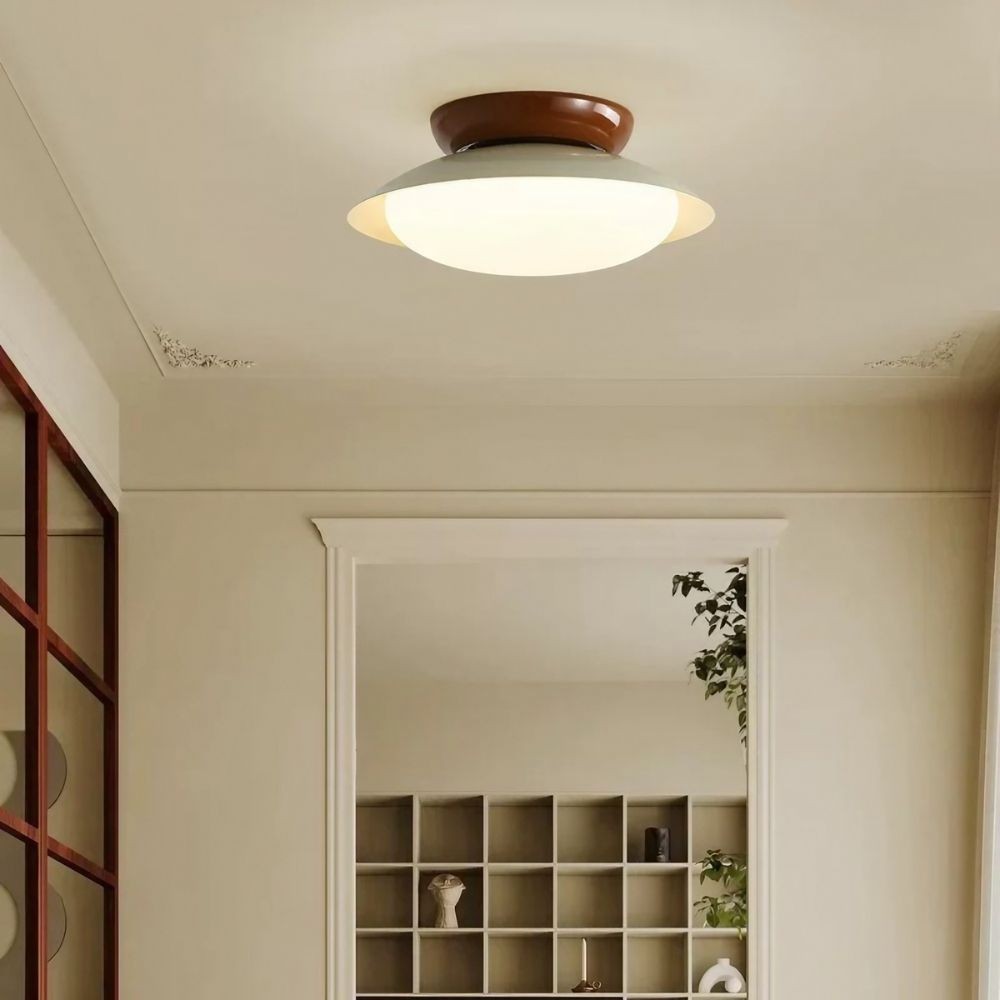 Crèmekleurige moderne plafondlamp HL632