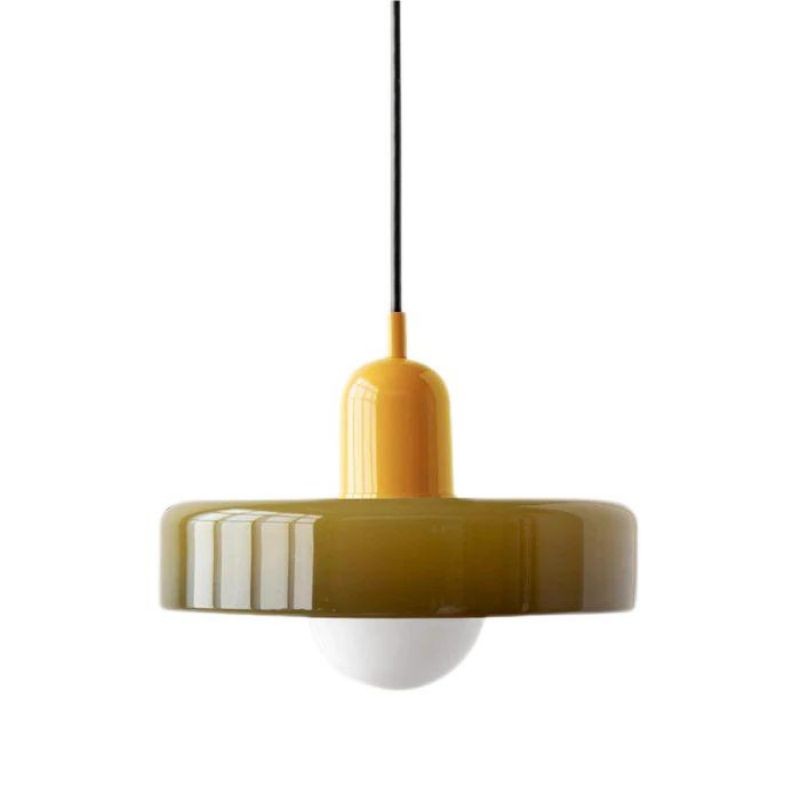 Kalo Disc Kleurrijke Hanglamp - Moderne Glazen Hanglamp voor de Eetkamer HL2447
