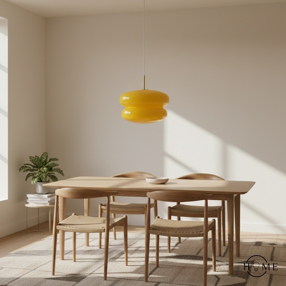 Orra Opaalglazen Hanglamp - Elegante Hanglamp met Dubbele Laag voor de Woonkamer HL1781
