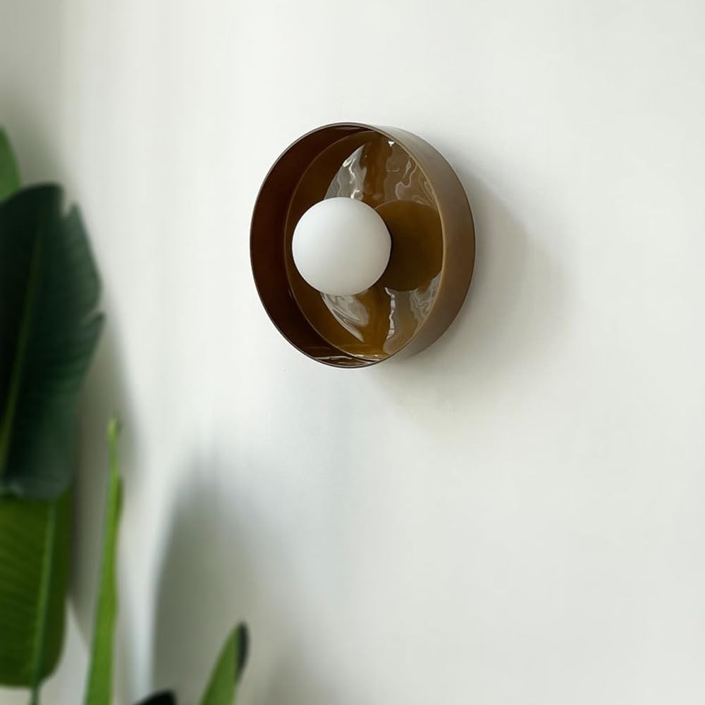 Morandi Glazen Schijf Orb Plafondlamp Wandlamp HL158
