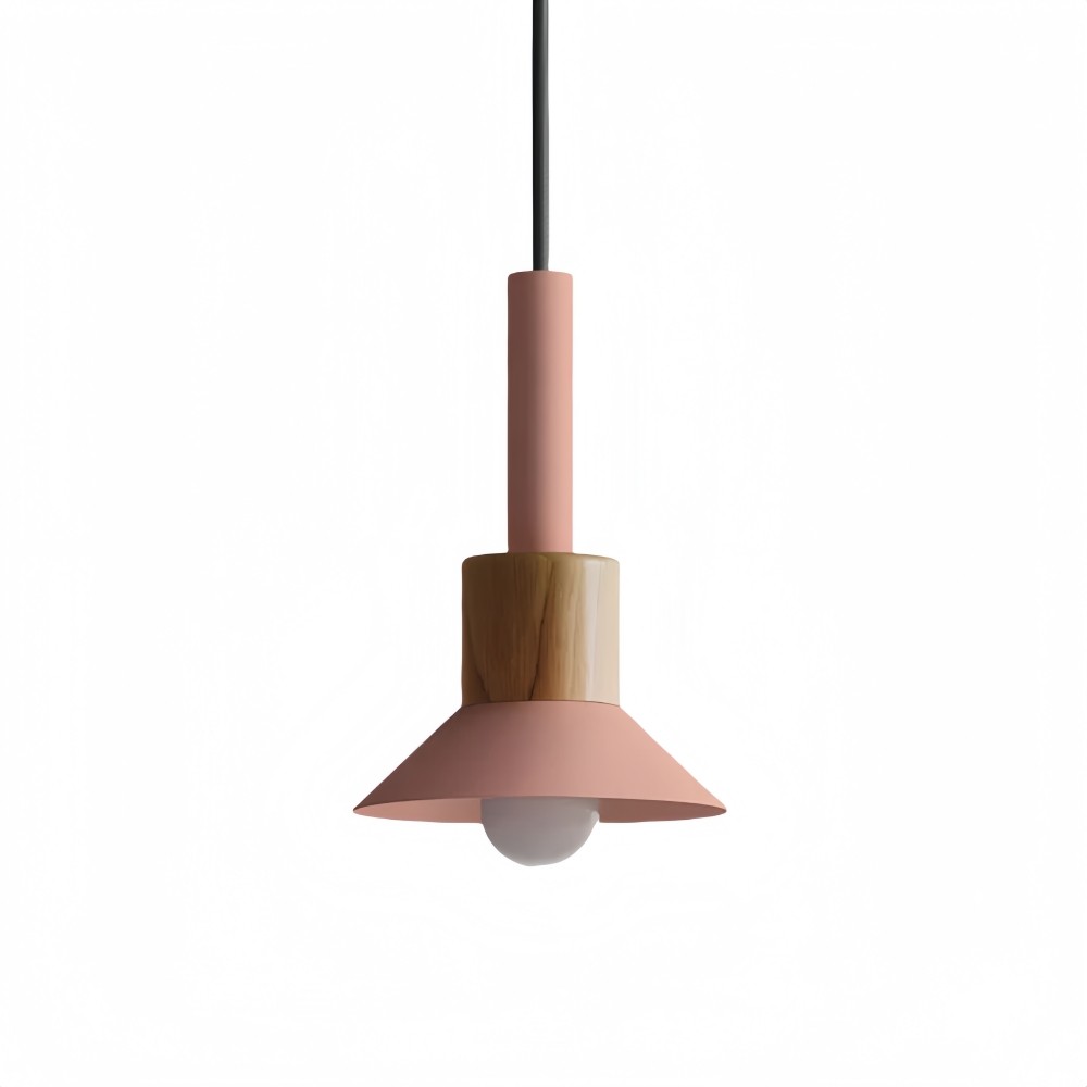 Macaron Iron Hanglamp - Geometrische Houten Lamp voor de Entree HL1065