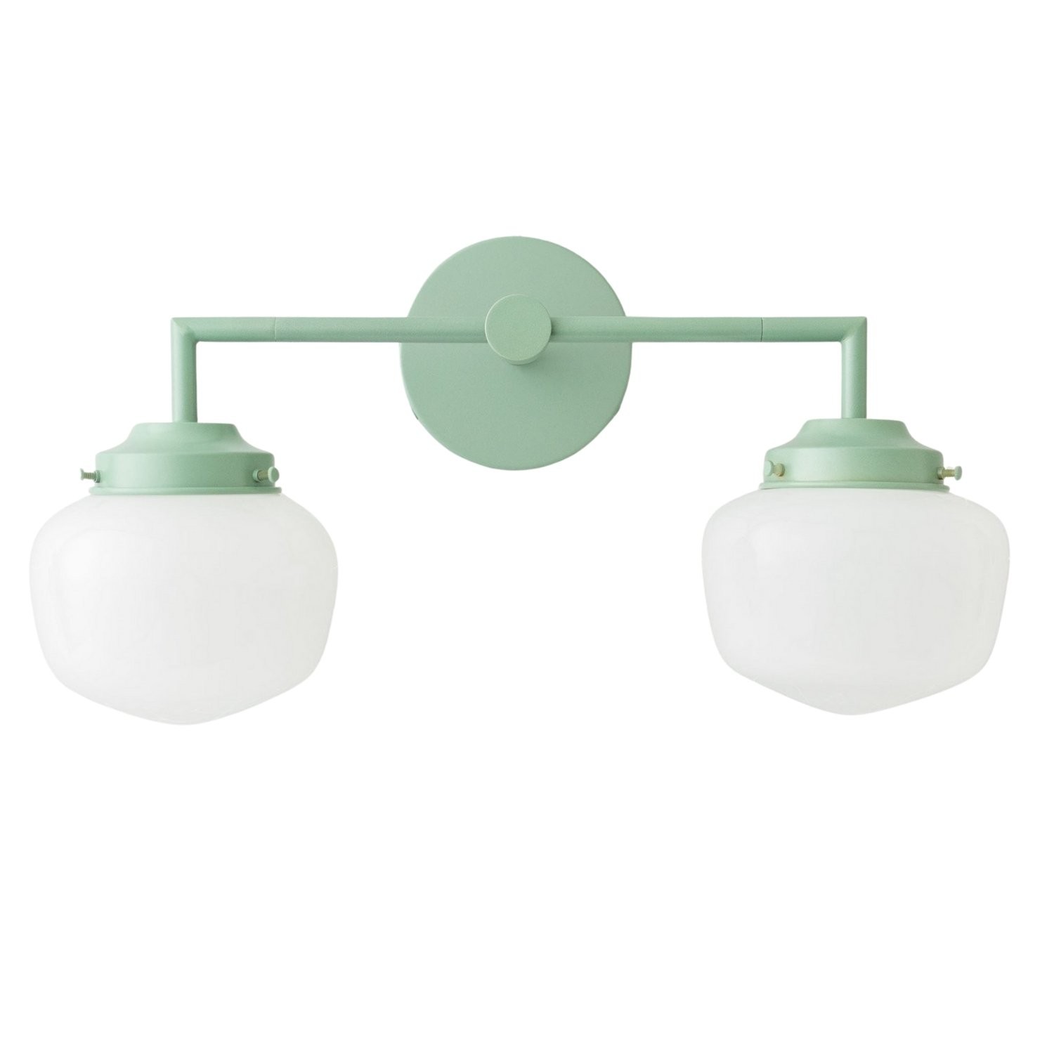 Opaalglazen wastafellamp - Vintage geïnspireerde badkamerwandverlichting HL1666