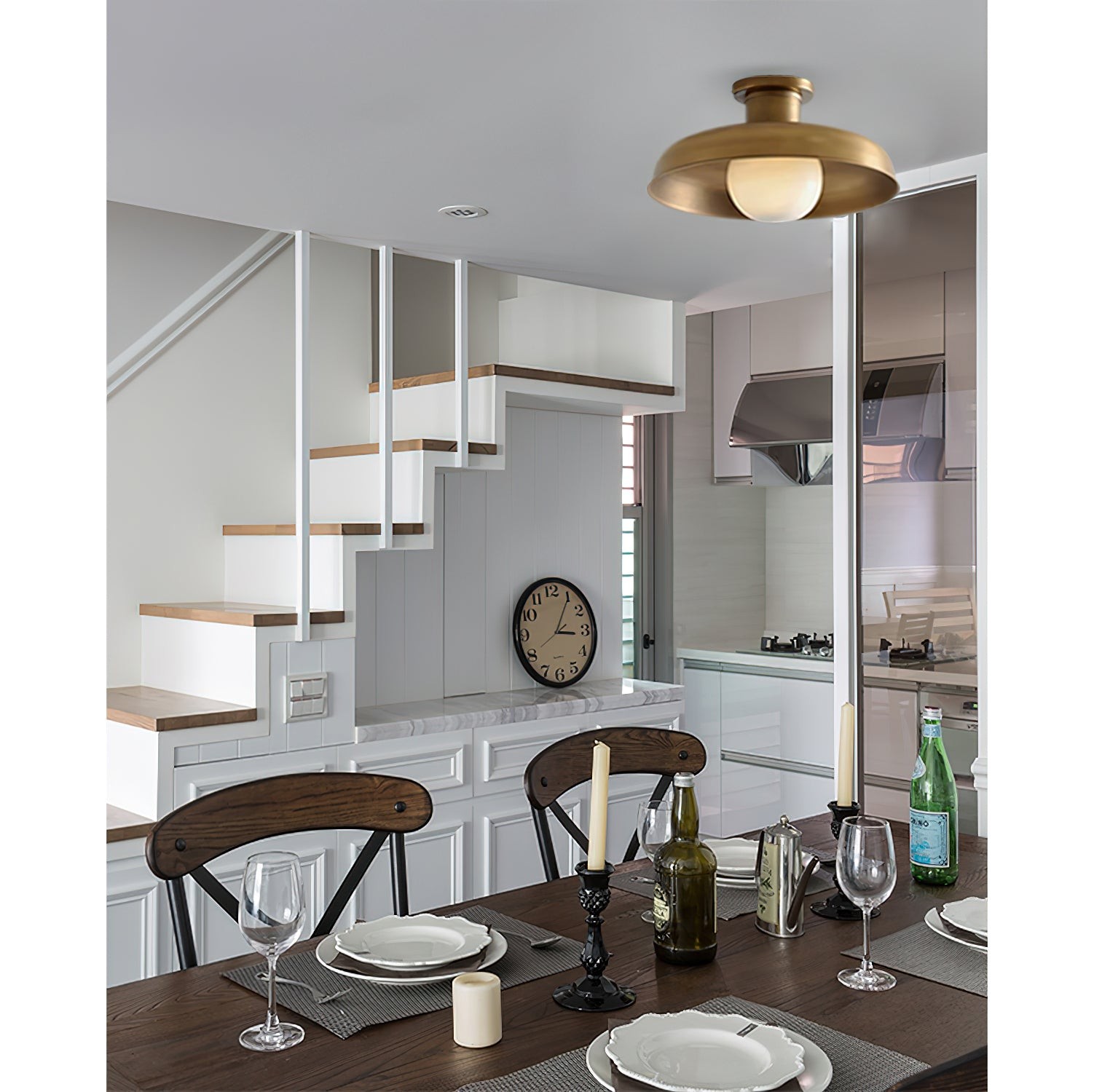 Cadence Semi Flush Plafondlamp HL3175