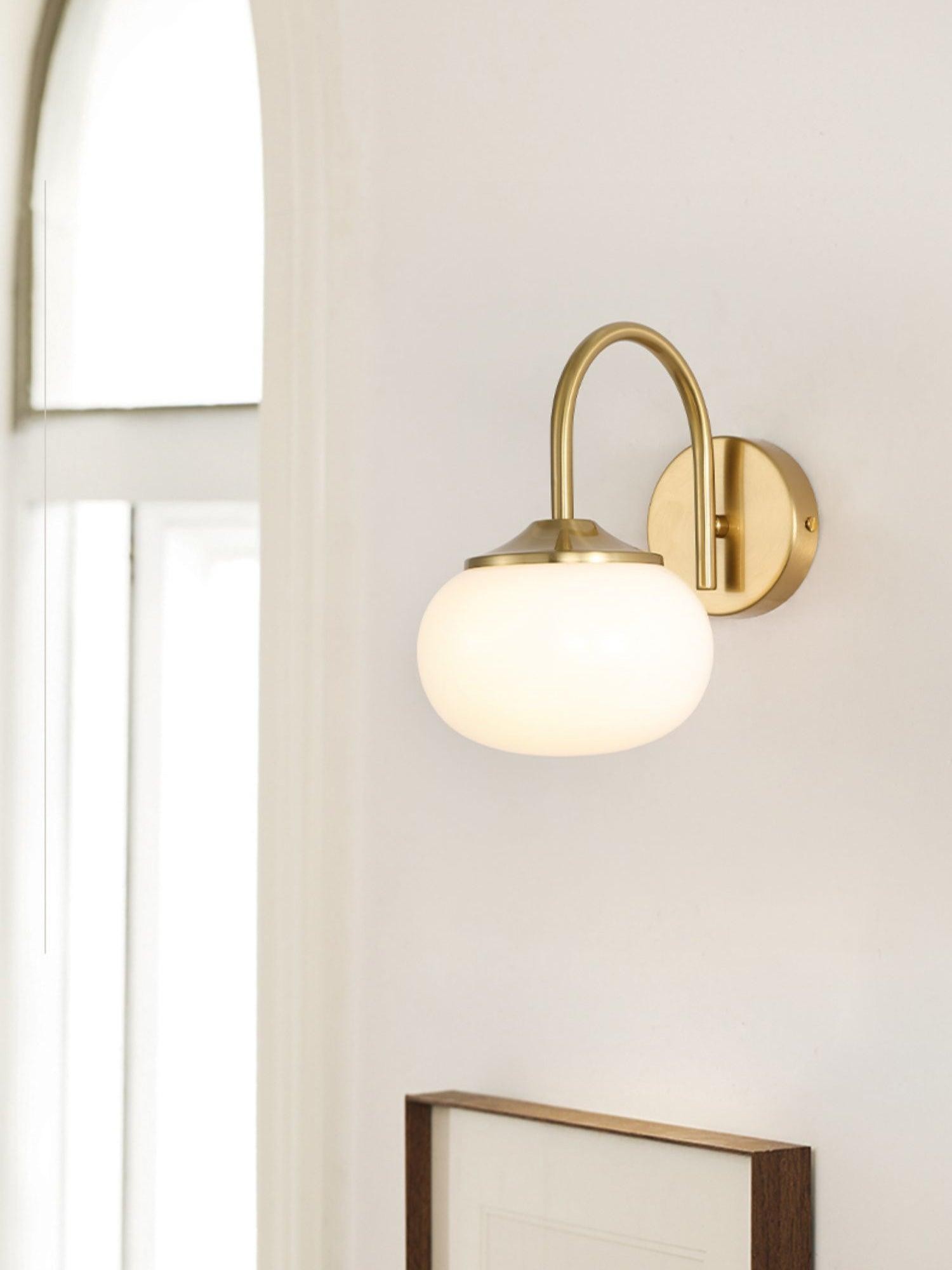 Traditionele ronde klassieke wandlamp HL598