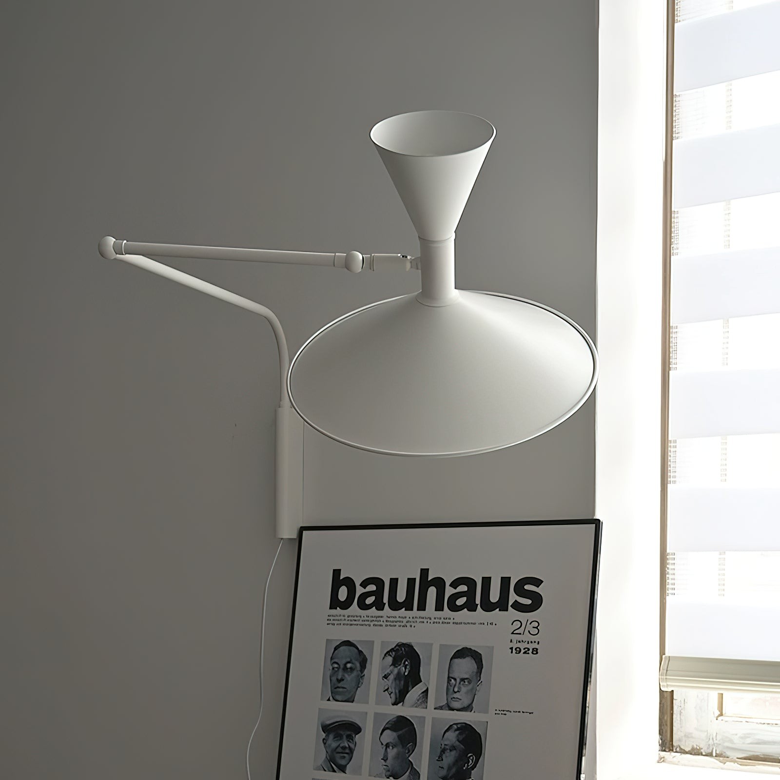 Marseille zwenkarm wandlamp met stekker HL3276