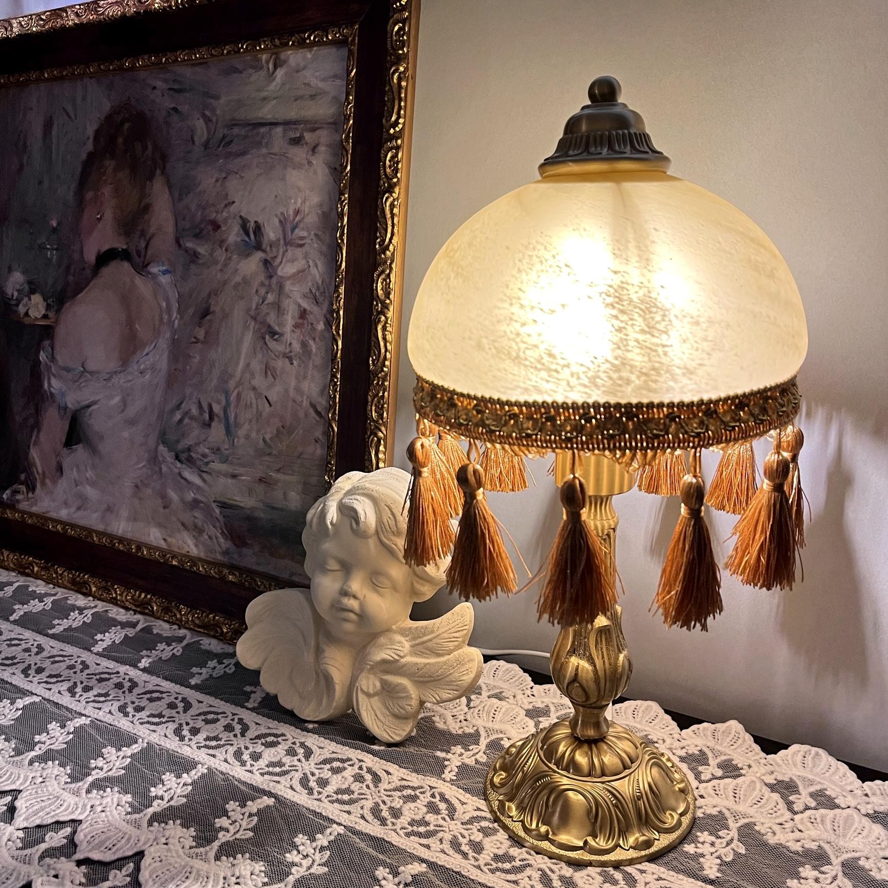 Romantisch vintage bedlampje