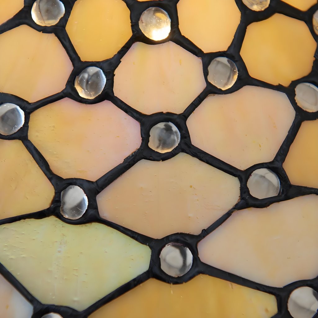 TF Pearl glas-in-lood tafellamp - sfeerverlichting voor slaapkamer en woonkamer HL2200