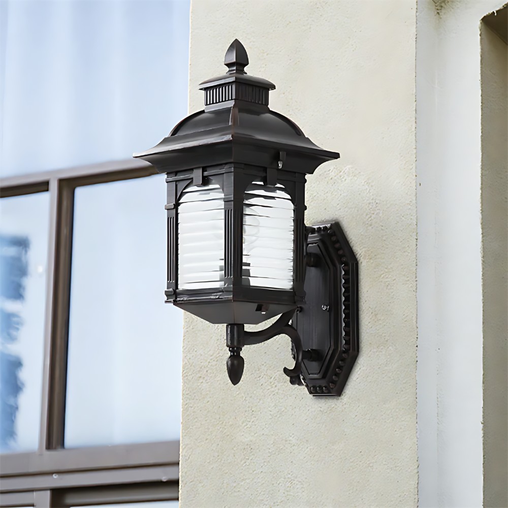 Klassieke vintage IP65 waterdichte buitenwandlamp HL3364