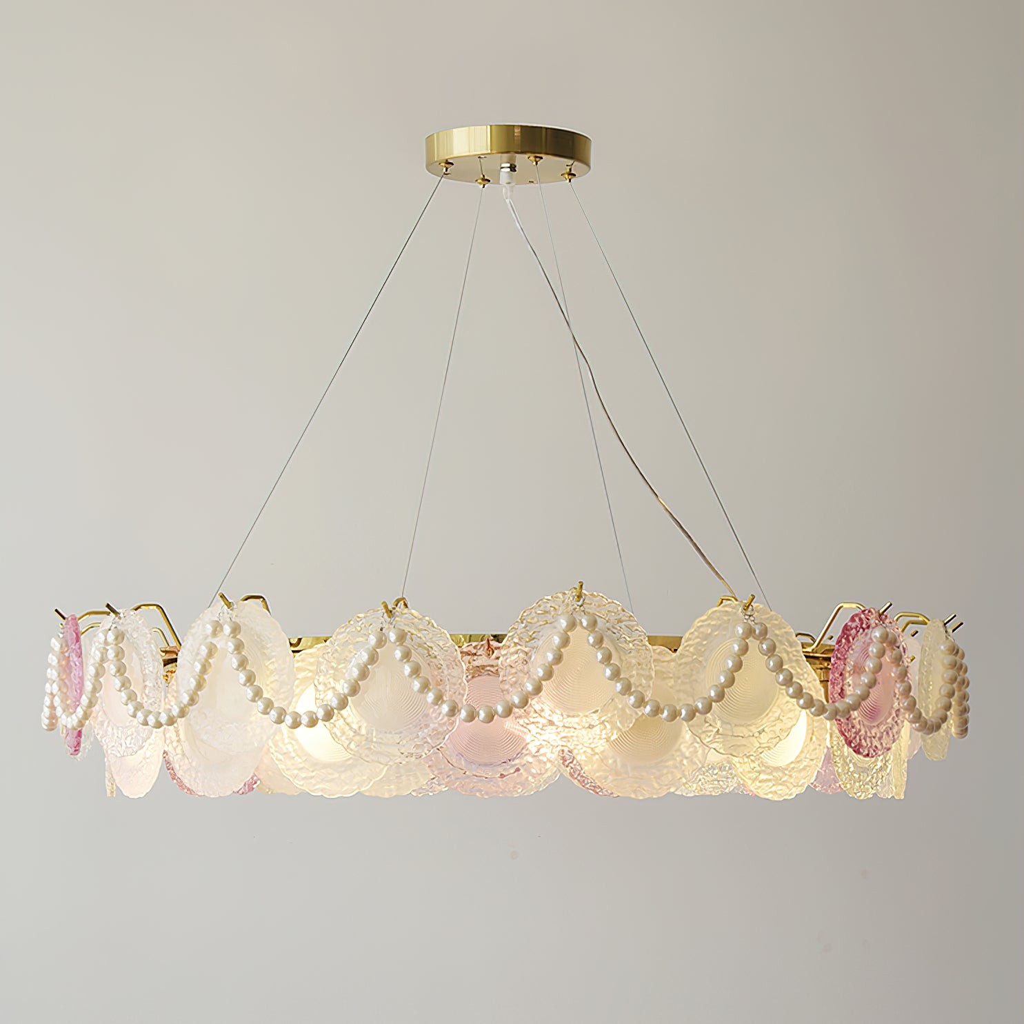 Ronde regenboog kroonluchter HL1144