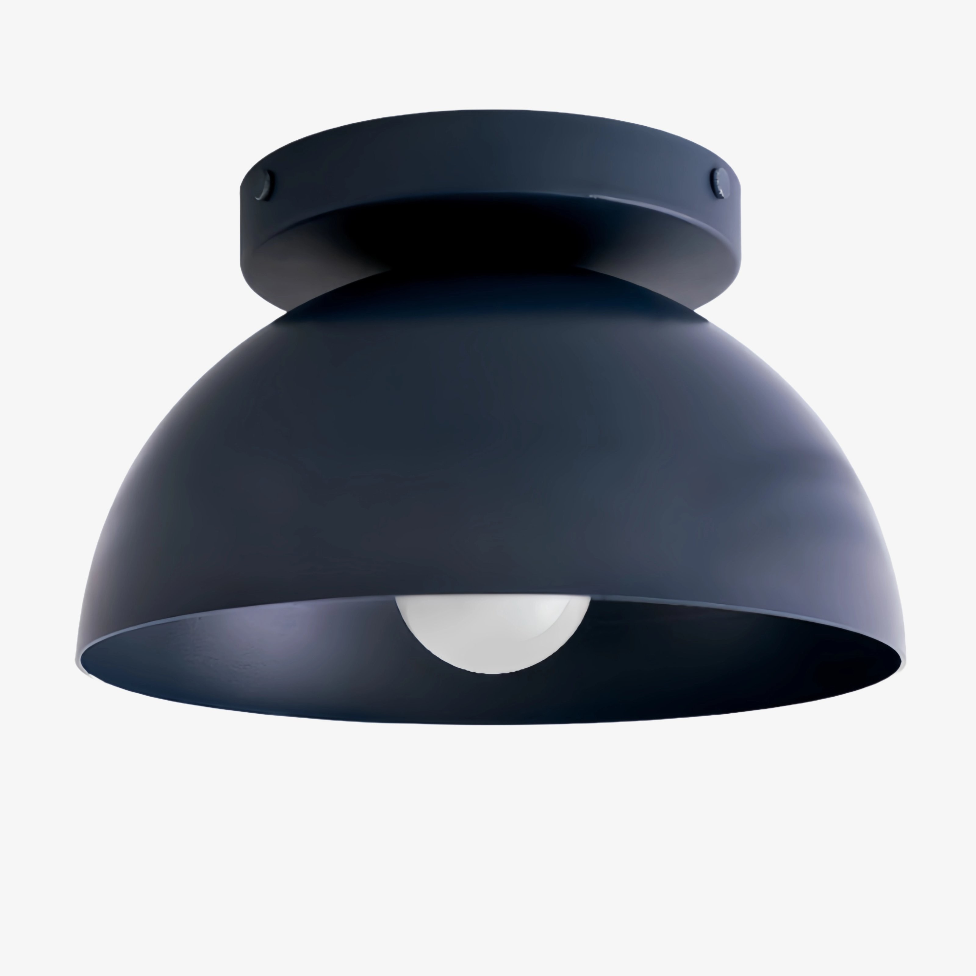 Metio Dome Shade Plafondlamp - Moderne Gekleurde Metalen Lamp voor Woonkamer en Slaapkamer HL1733