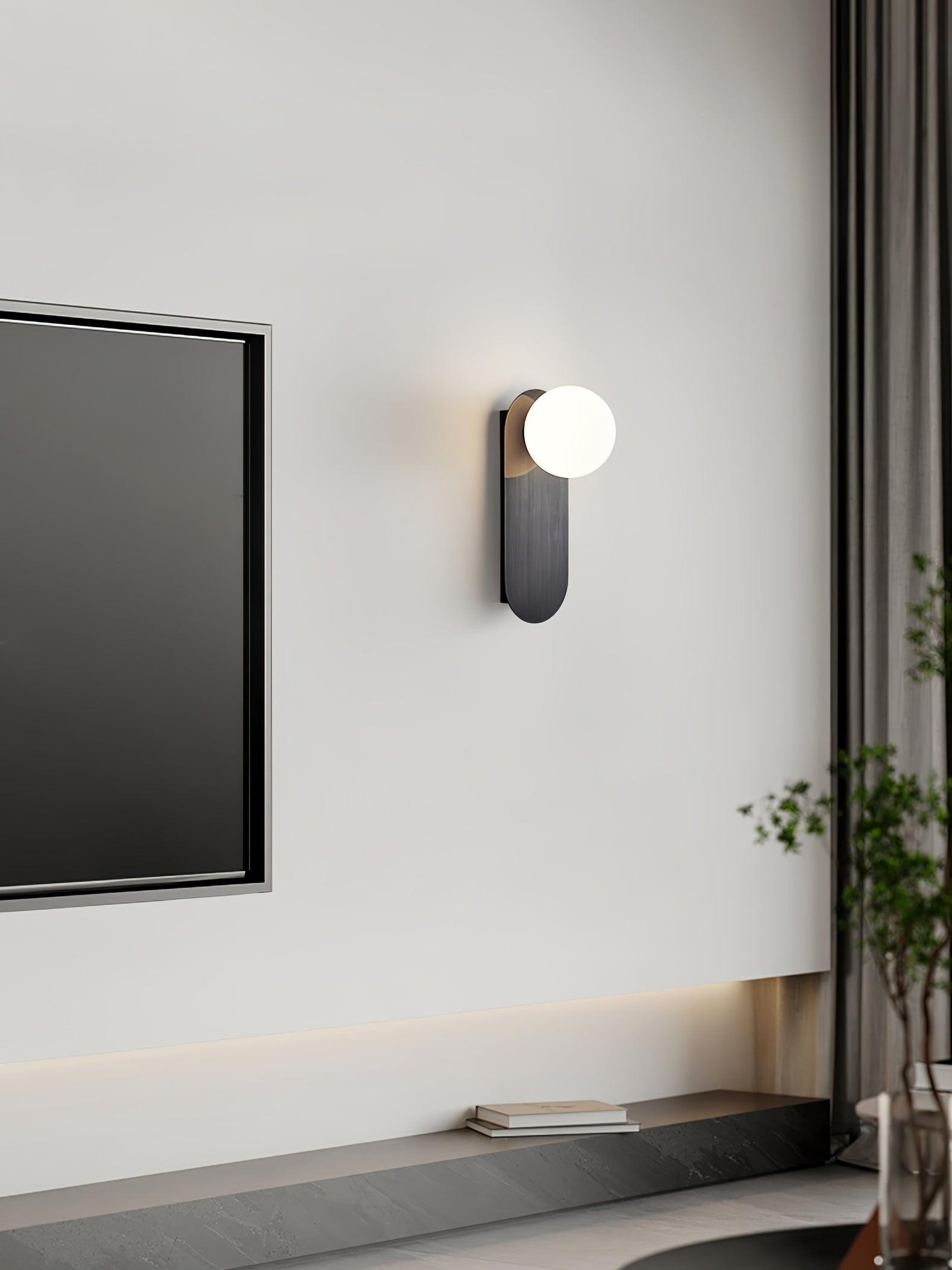 Moderne glazen wandlamp HL435