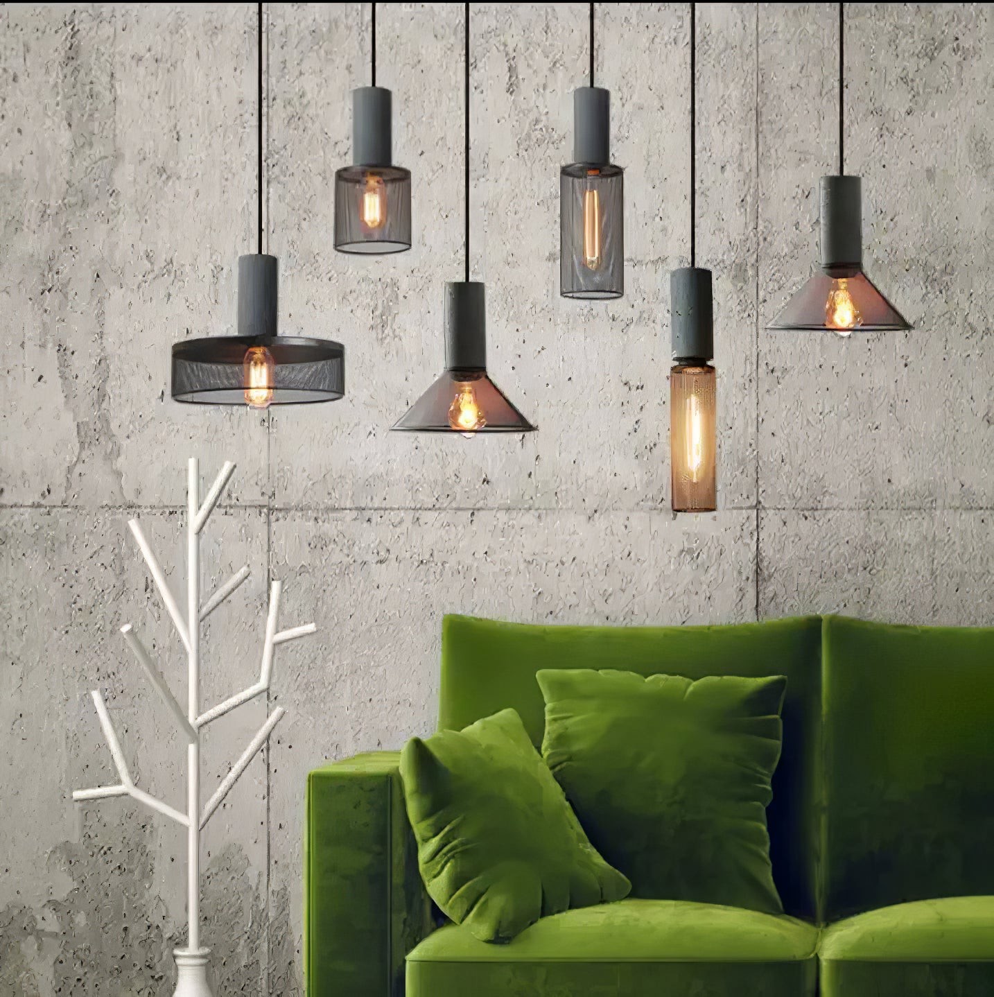 Cement Mesh Hanglamp HL503