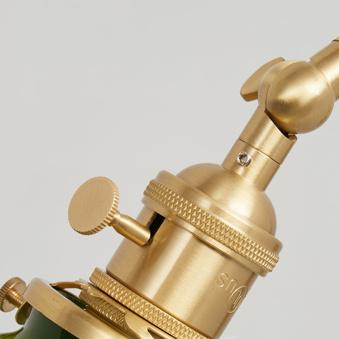 Gepersonaliseerde groene klokvormige wandlamp HL538