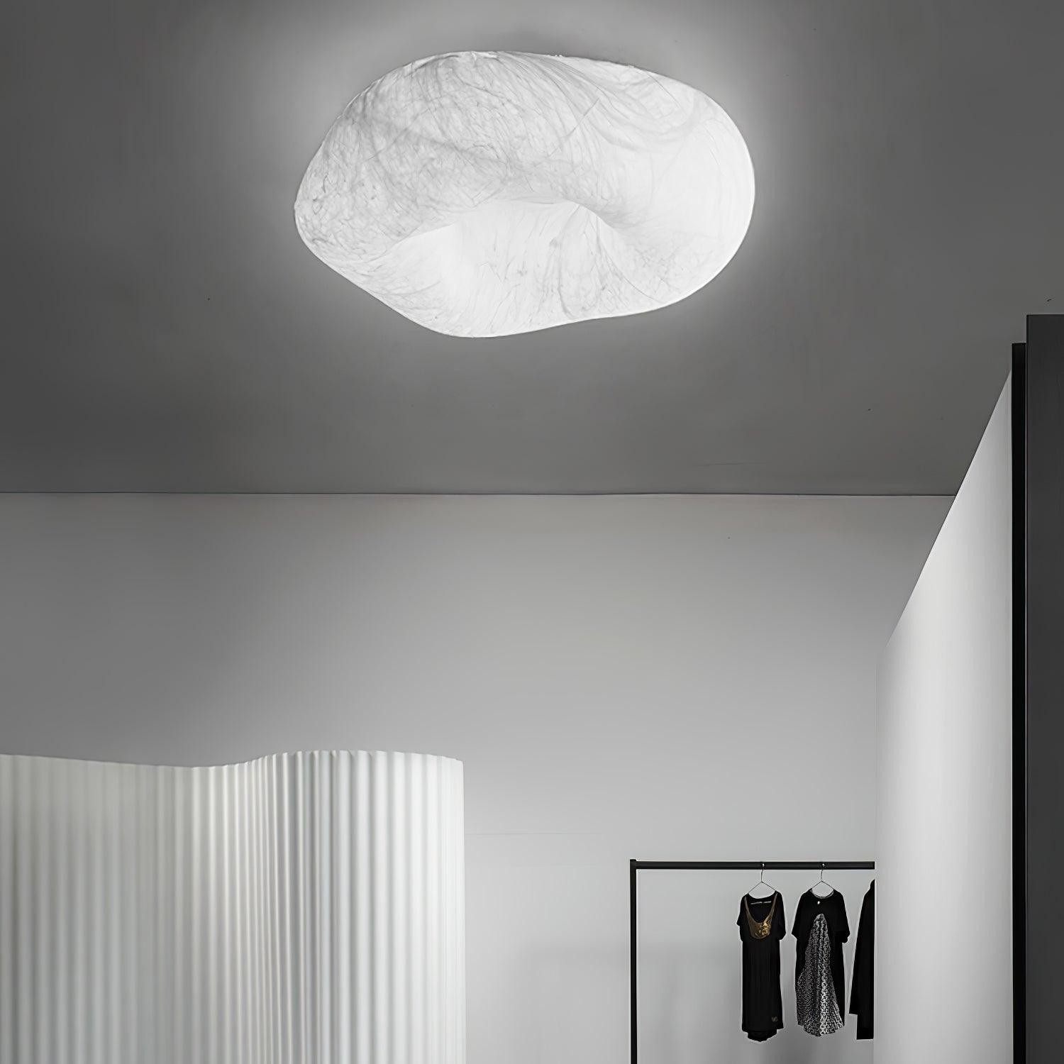 Moderne eenvoudige zijden LED-plafondlamp voor de woonkamer HL920