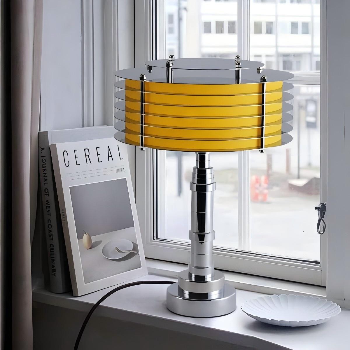 Moderne gelaagde lampen van roestvrij staal - tafel- en vloermodellen HL1835