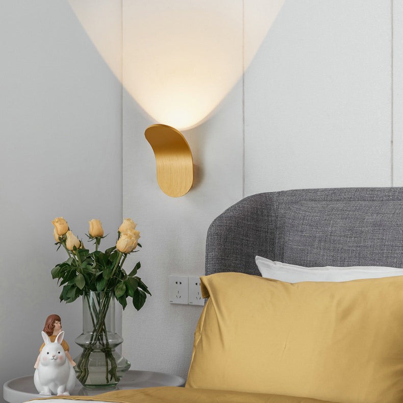 Moderne Scandinavische aluminium boog LED wandlamp HL480