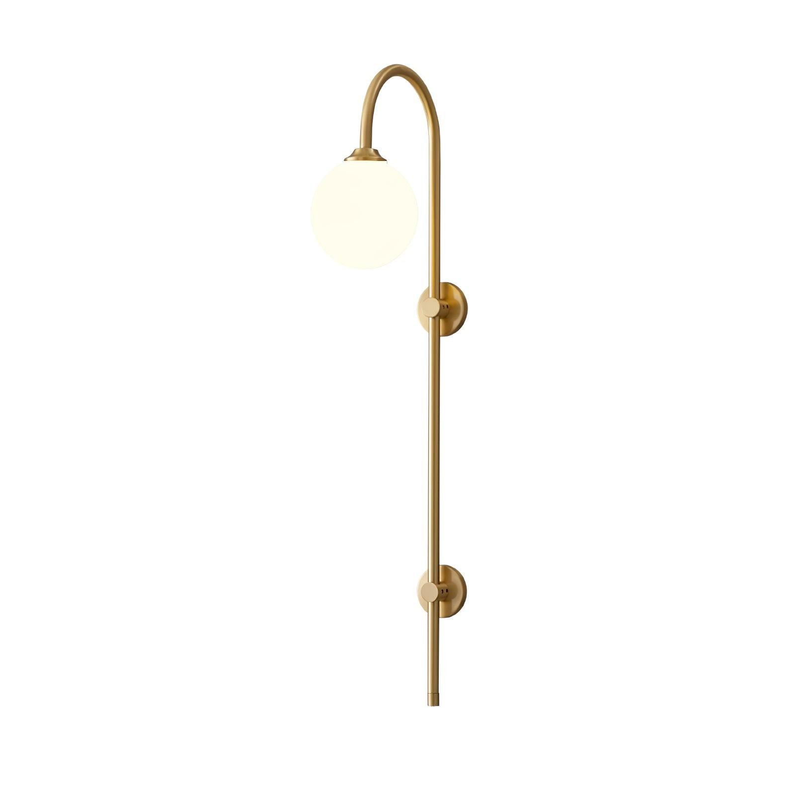 Globe Messing Wandlamp HL534
