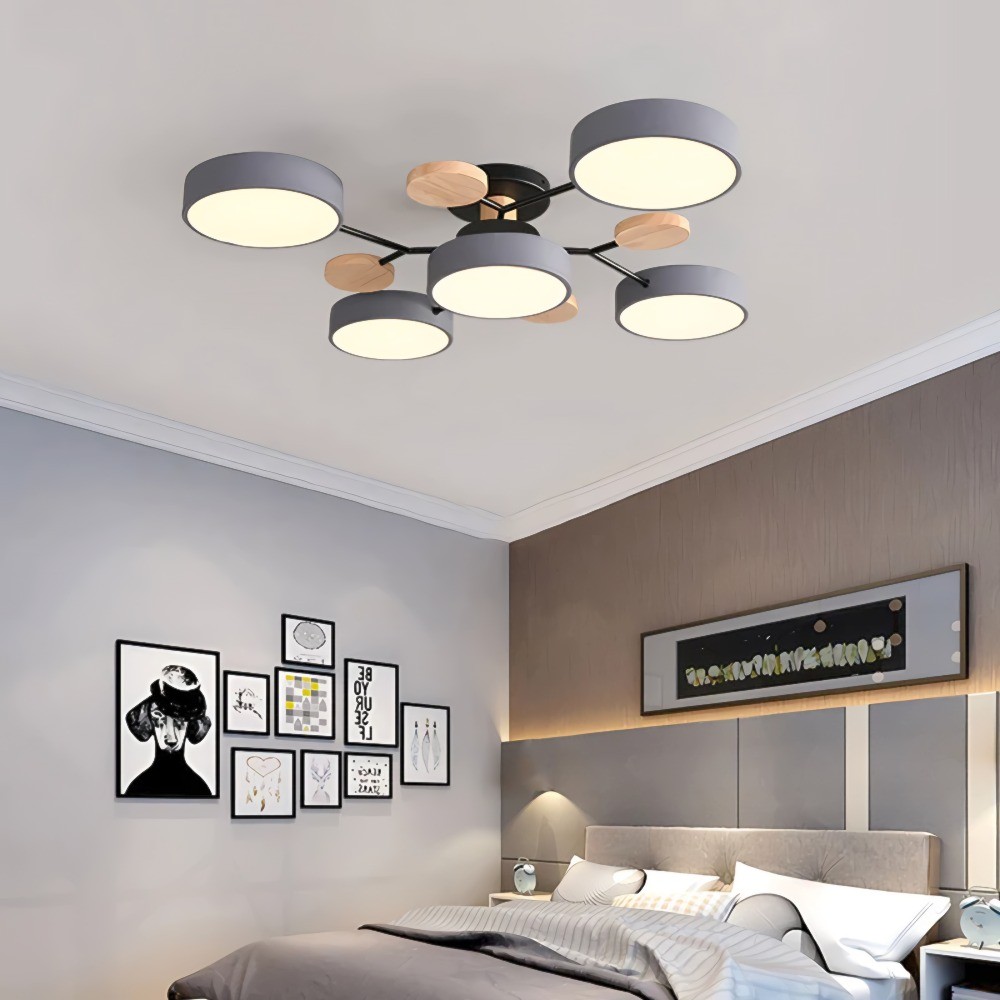 Nordic vertakte schijf LED plafondlamp HL215