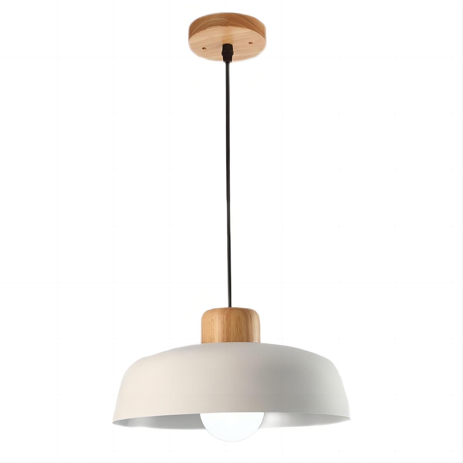 Scandinavische Houten Kom Vorm Keuken Hanglamp HL101