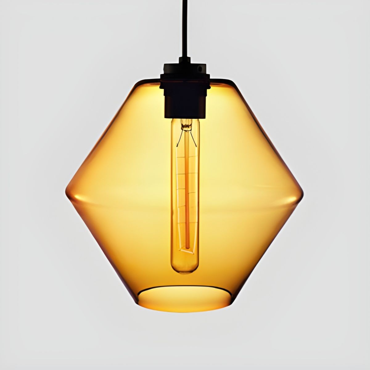 Hanglamp in de Crystalline-serie - Geblazen Glas Veelkleurige Glazen Hanglamp HL1056