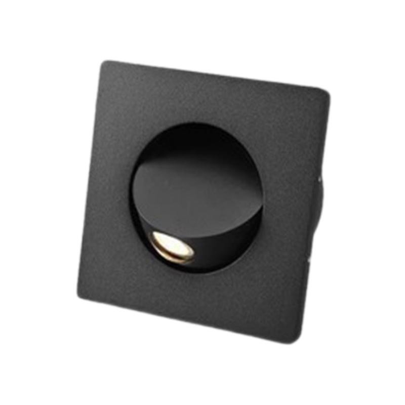 Draaibare inbouw led leeslamp voor naast het bed HL149