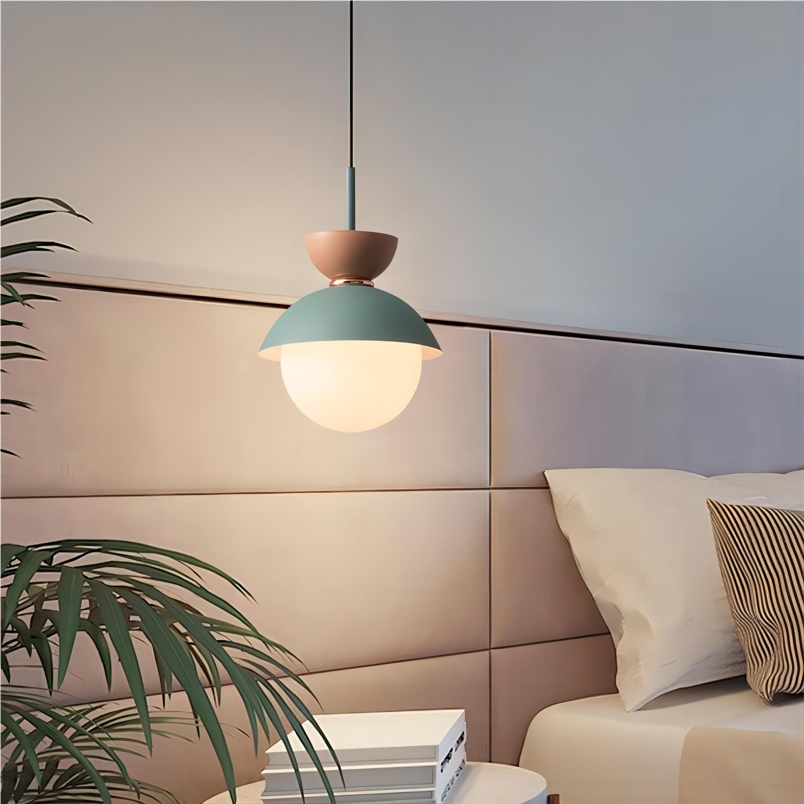 Noordse Aluminium Macaroon Bal Vorm Slaapkamer Hanglamp HL87
